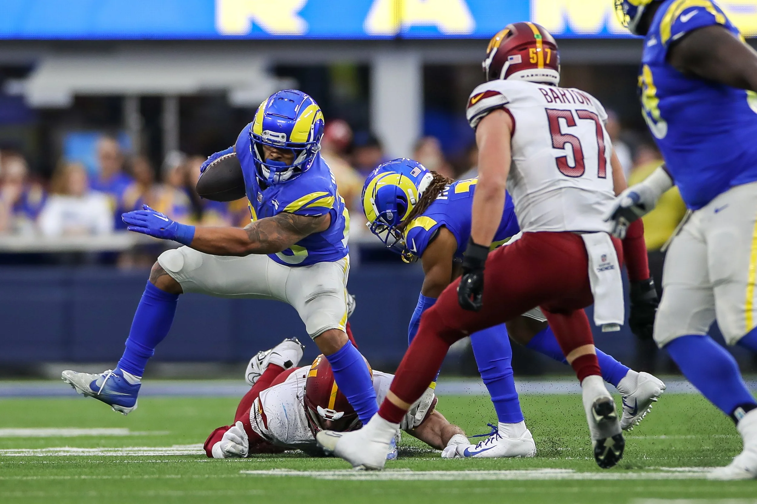 The playoffs picture looks brighter for the Rams after beating the Commanders 28-20