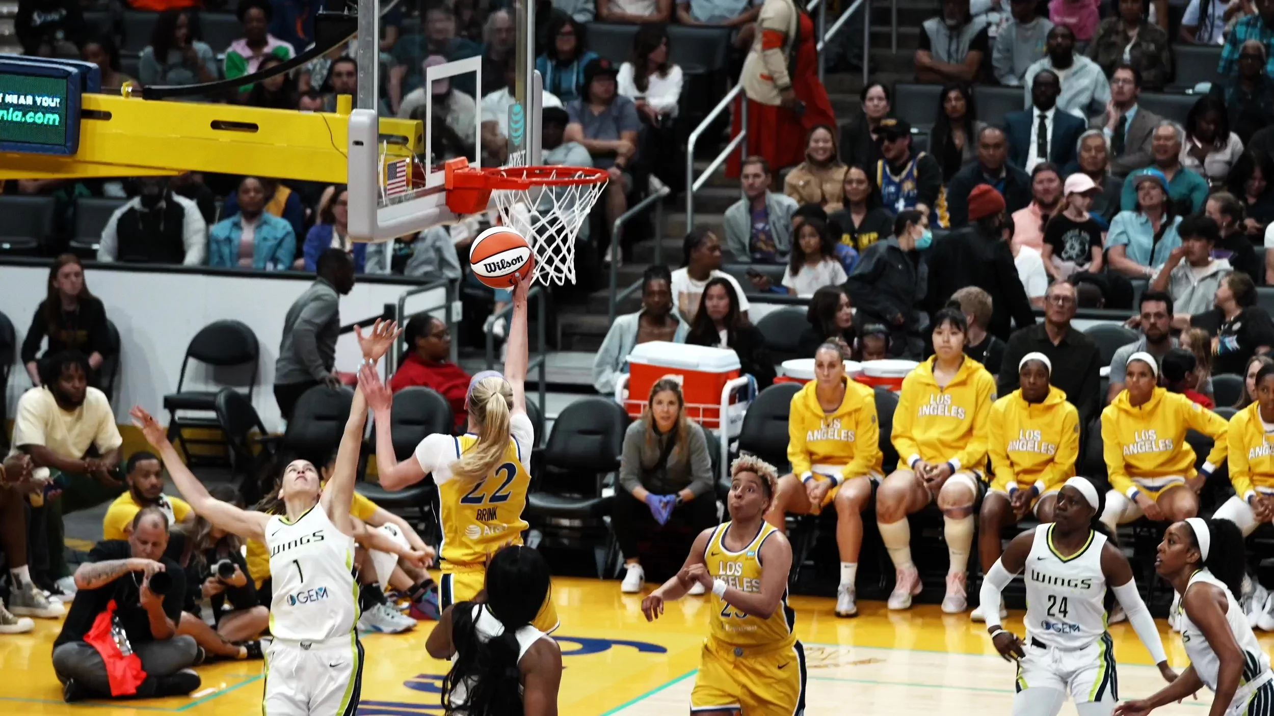 The Los Angeles Sparks lose a close one to the Dallas Wings 84-83