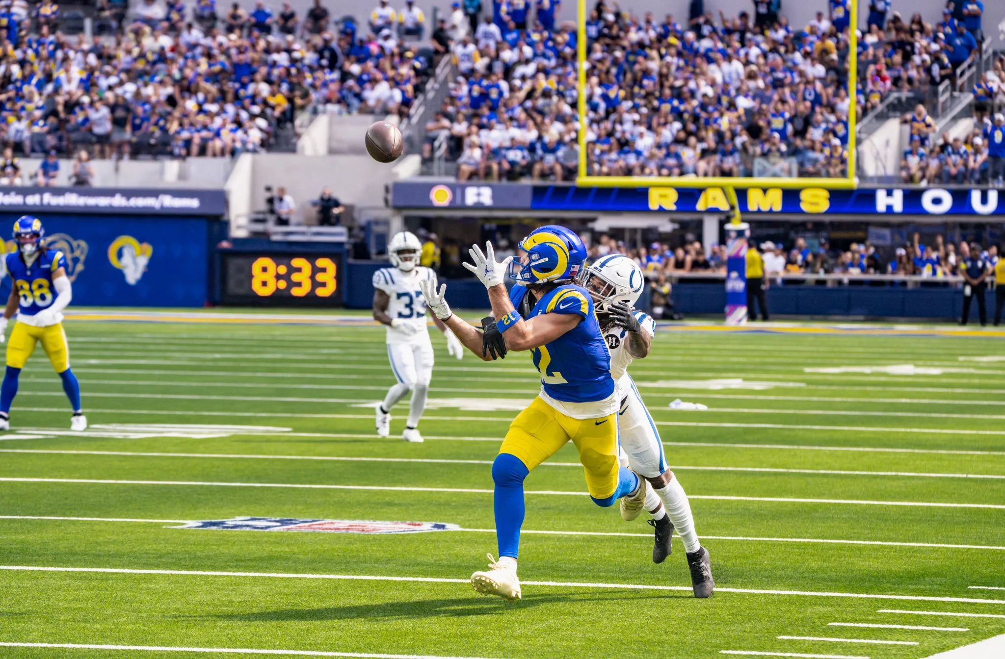The Rams rally from behind in the fourth quarter to beat the Colts 27-20