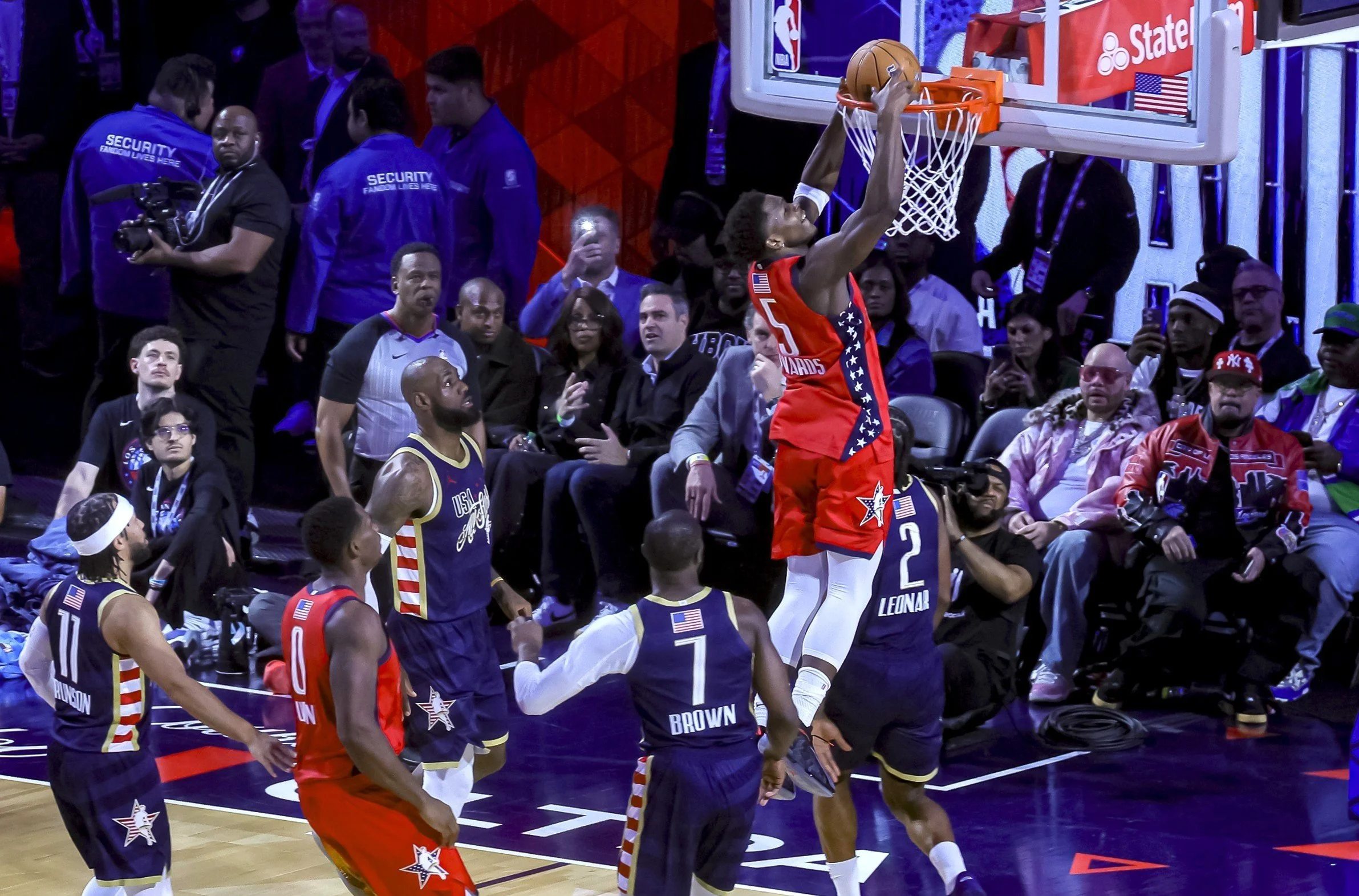 MVP Anthony Edwards and the USA Stars Are Crowned Champions after beating USA Stripes 47-21