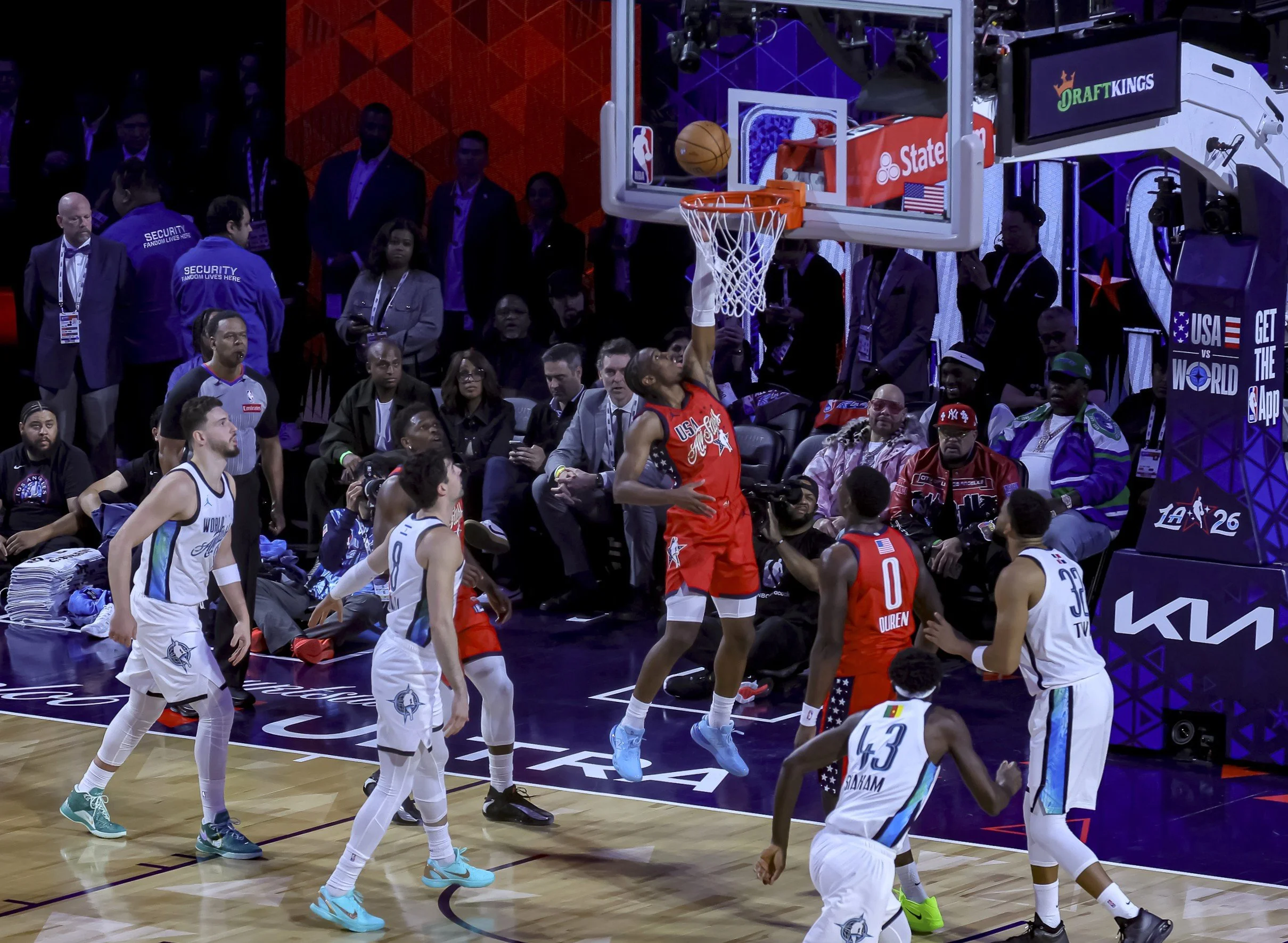 2-15-26 NBA All Star Game 1 Team World vs. USA Stars