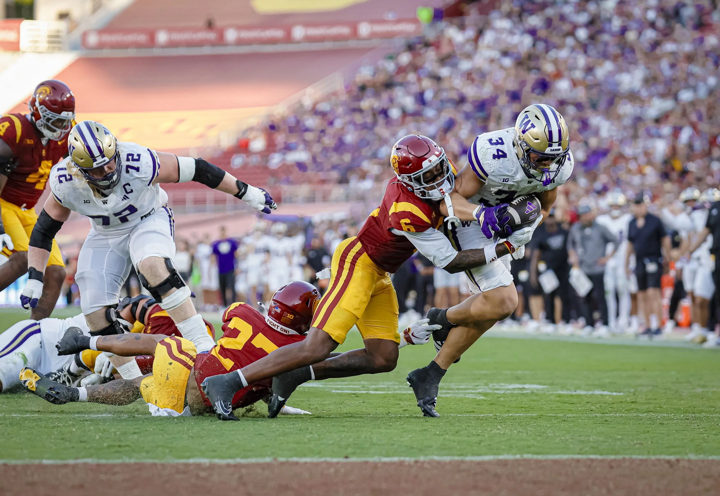 10-3-26 Washington Huskies @ #18 USC Trojans