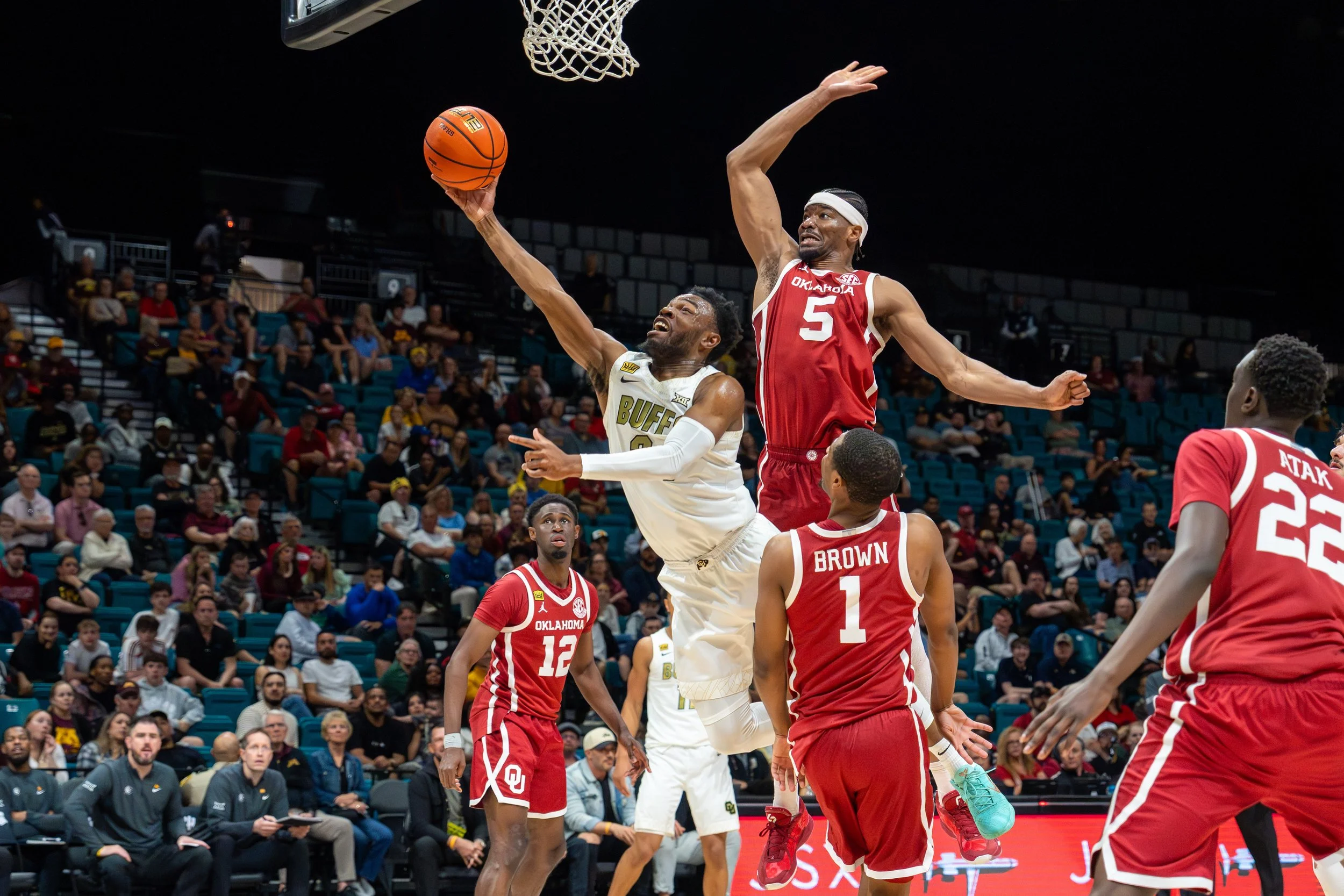 4-1-26 College Crown Basketball Quarterfinals Oklahoma Sooners vs. Colorado Buffaloes