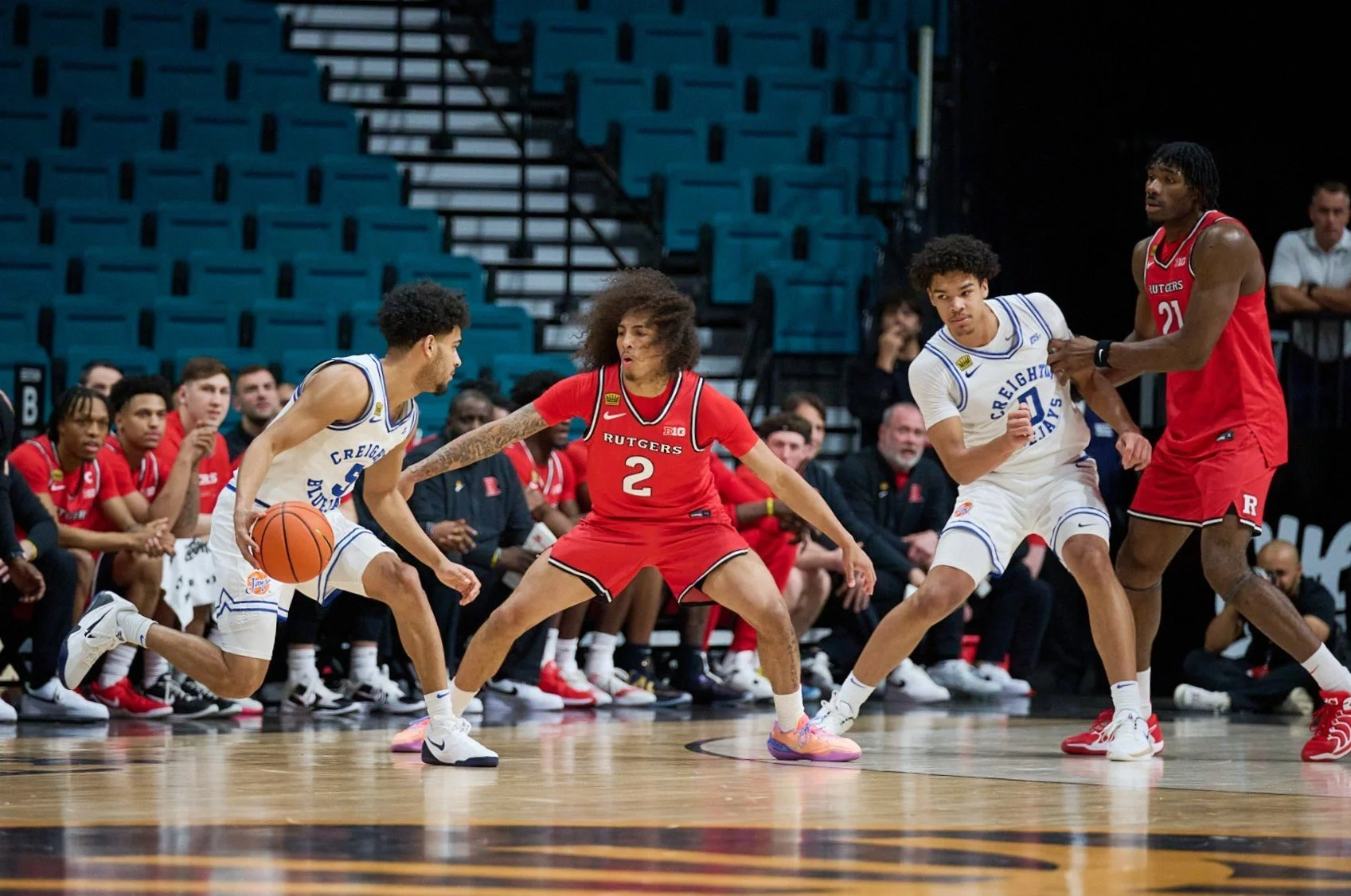 4-2-26 College Crown Basketball Quarterfinals Creighton Bluejays vs. Rutgers Scarlet Knights