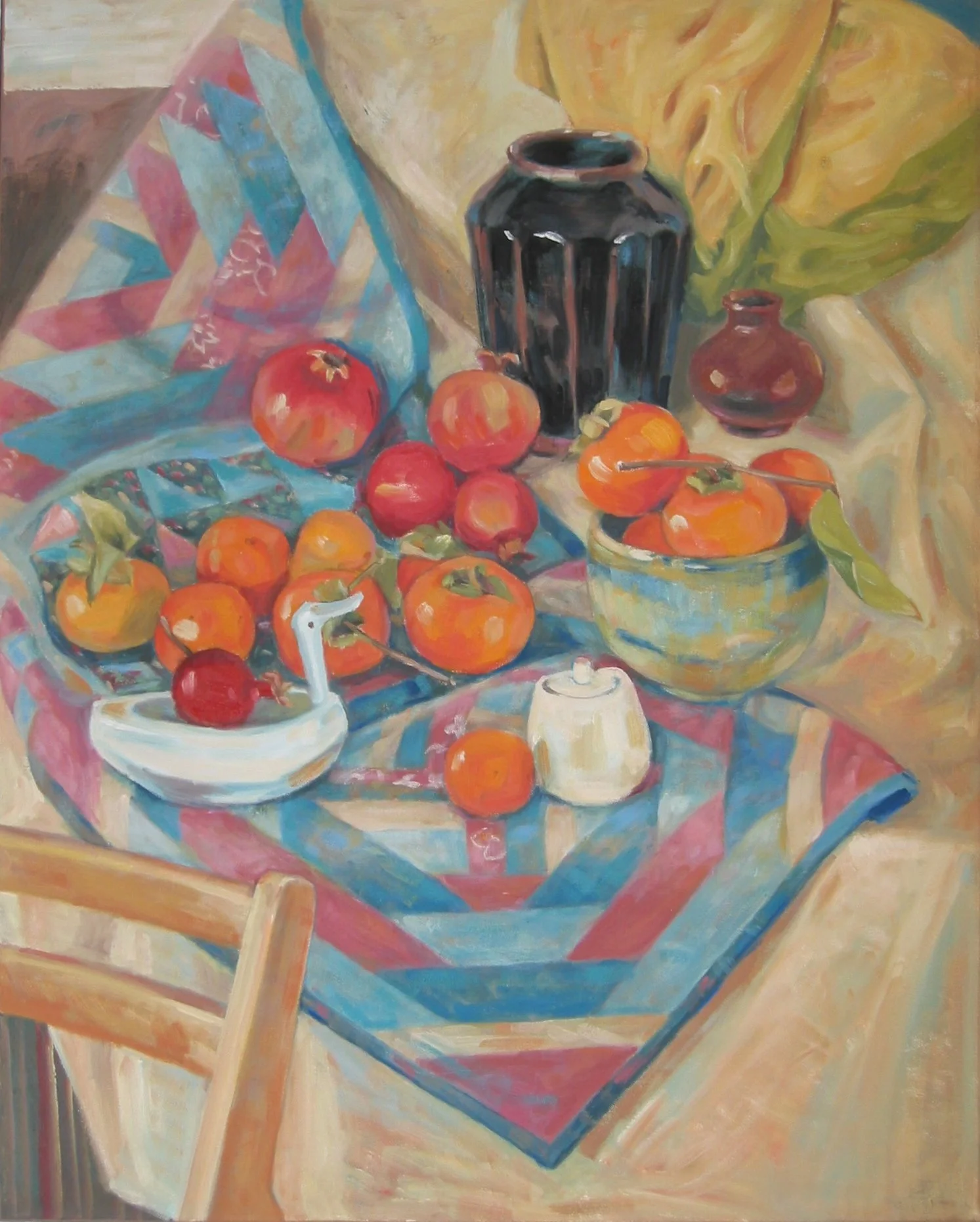 Still Life Fruit and Vase