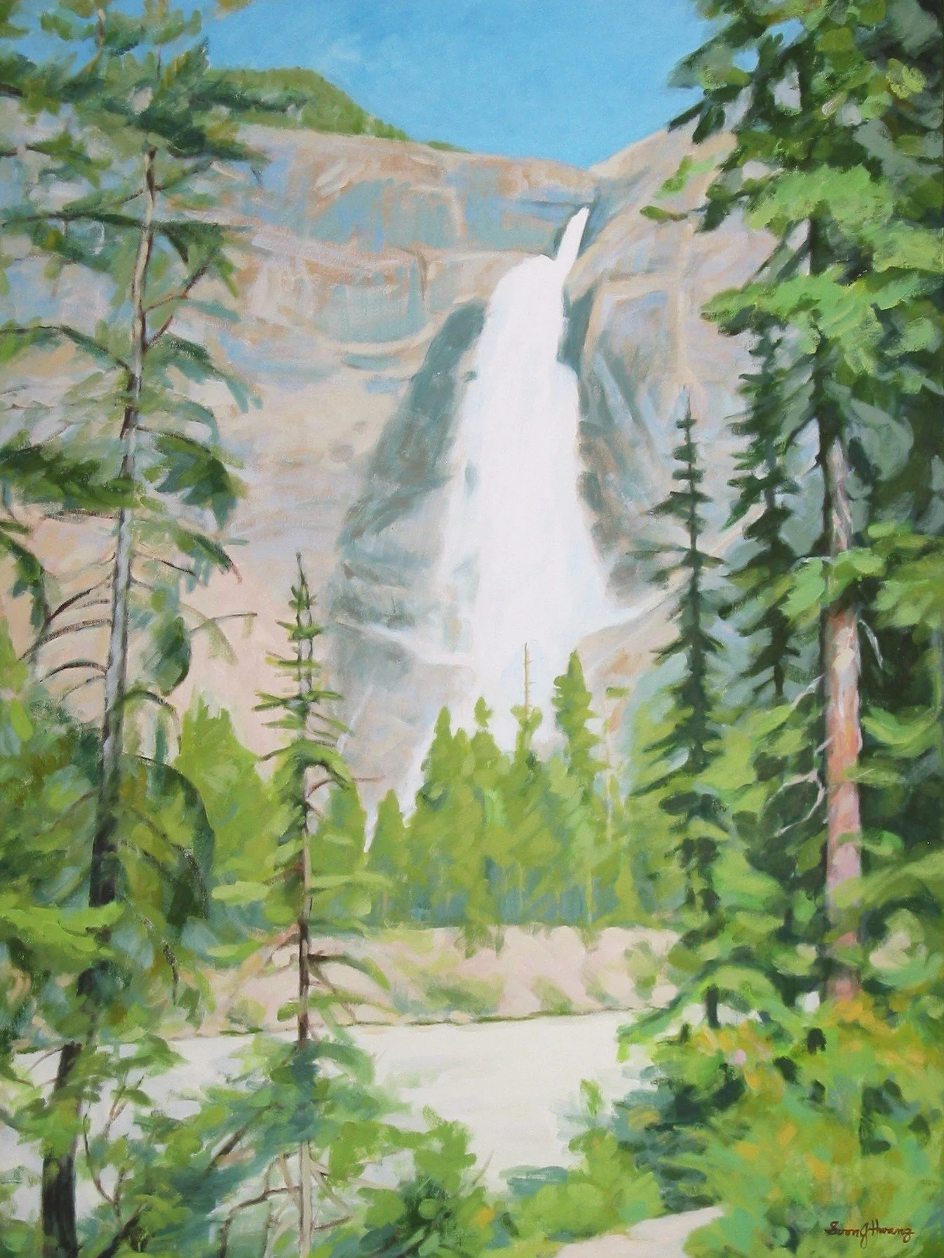 Falls at Canadian Rockies