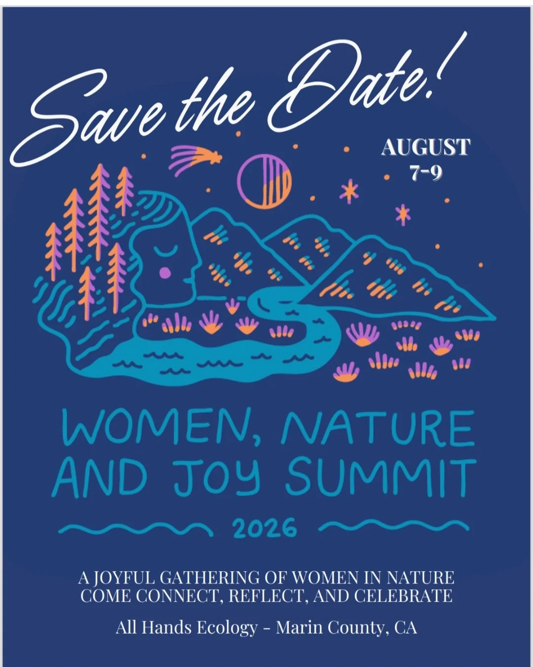 Women, Nature and Joy Summit, Marin County, CA
