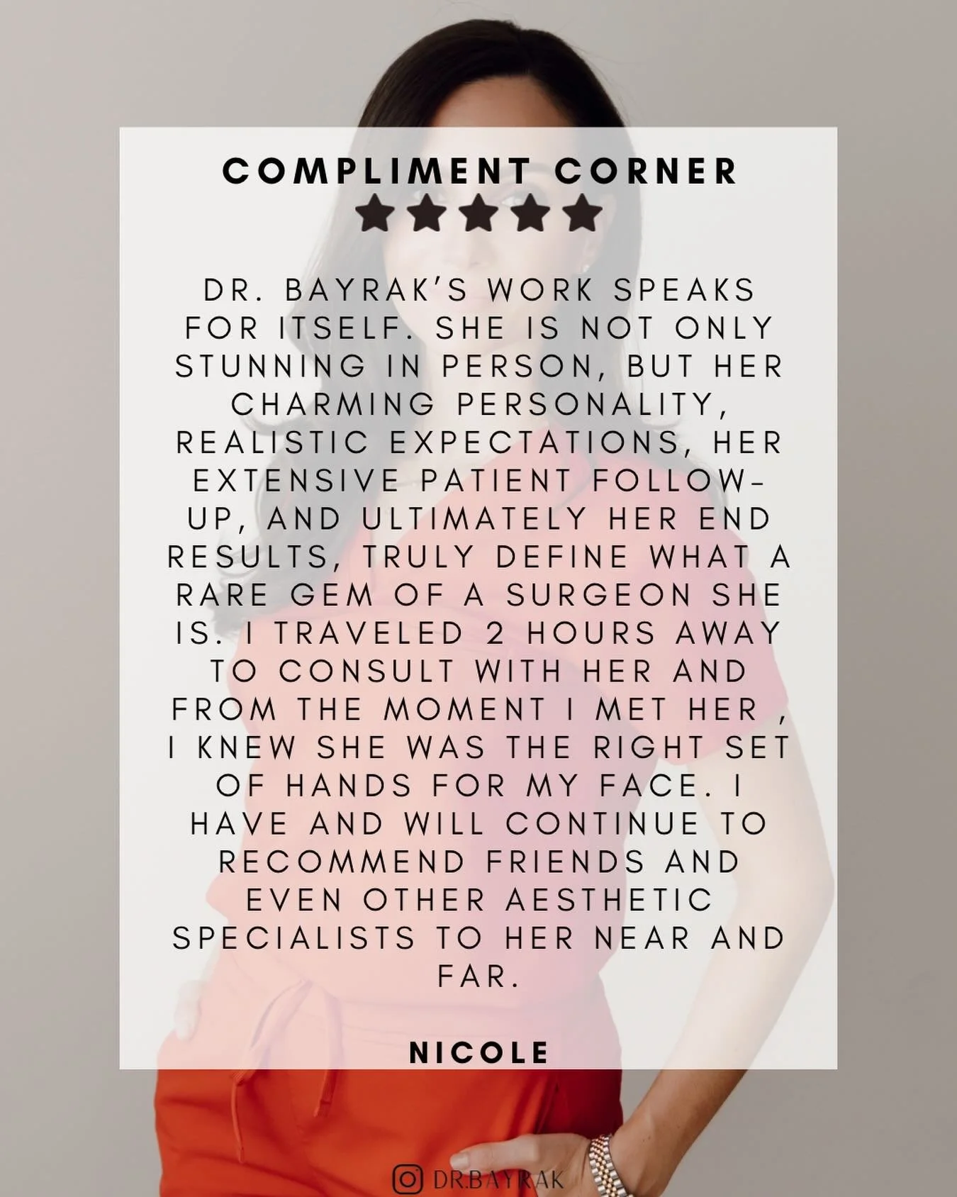 Two hours is a long drive, and I try to make it worth it. 🫶🏼
&bull;
&bull;
Want to start the conversation? Visit bayrakmd.com or click the link in bio to submit a consultation pre-assessment. Virtual and in-person options available. Appointments bo
