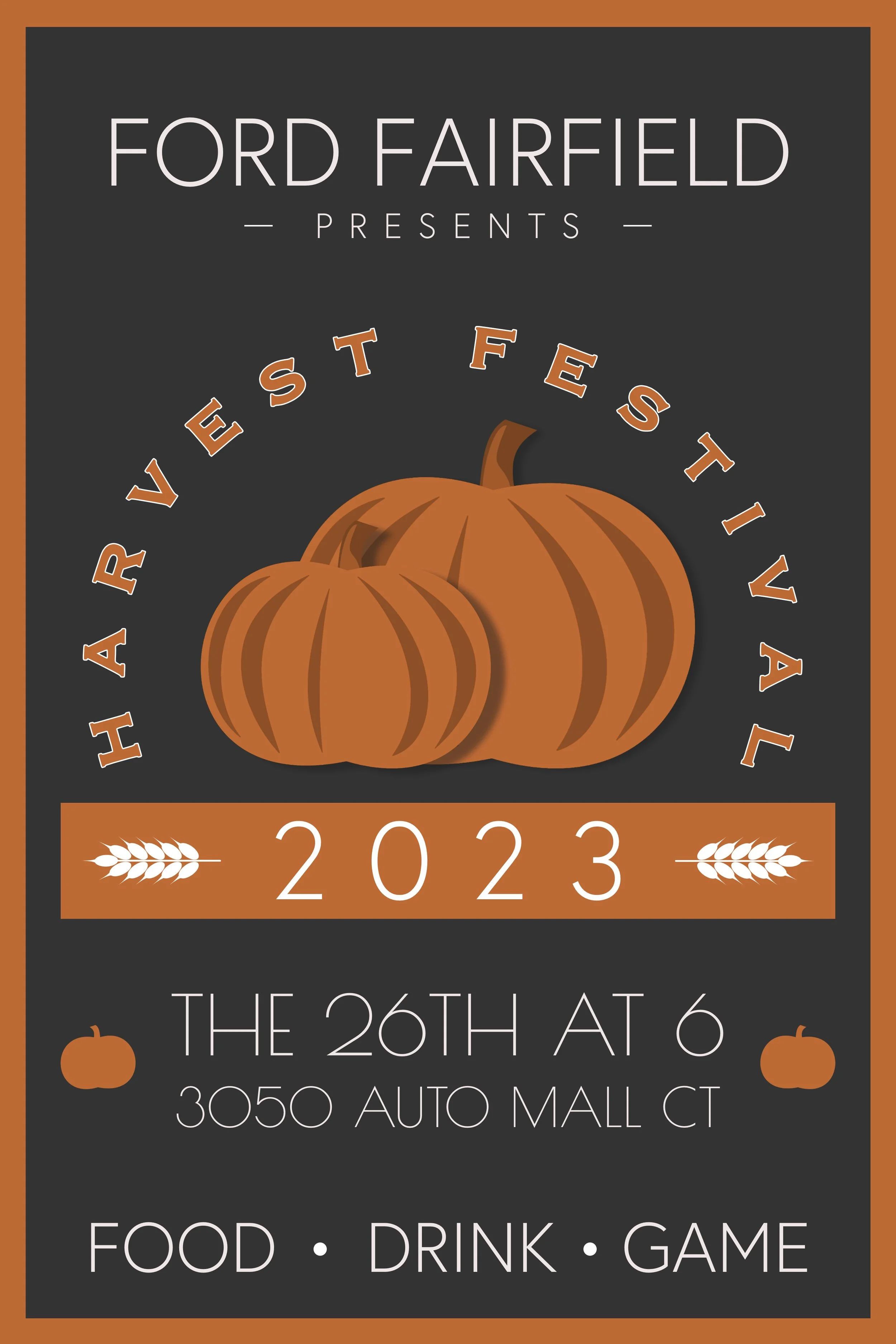 Company Harvest Festival Poster