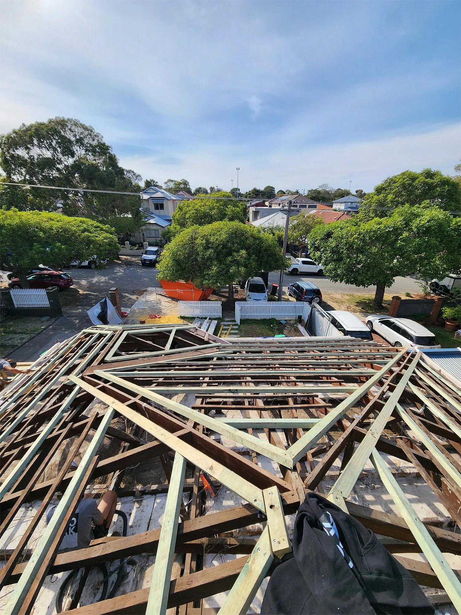 Mount Hawthorn extension structural and roof work by Toorak Builders