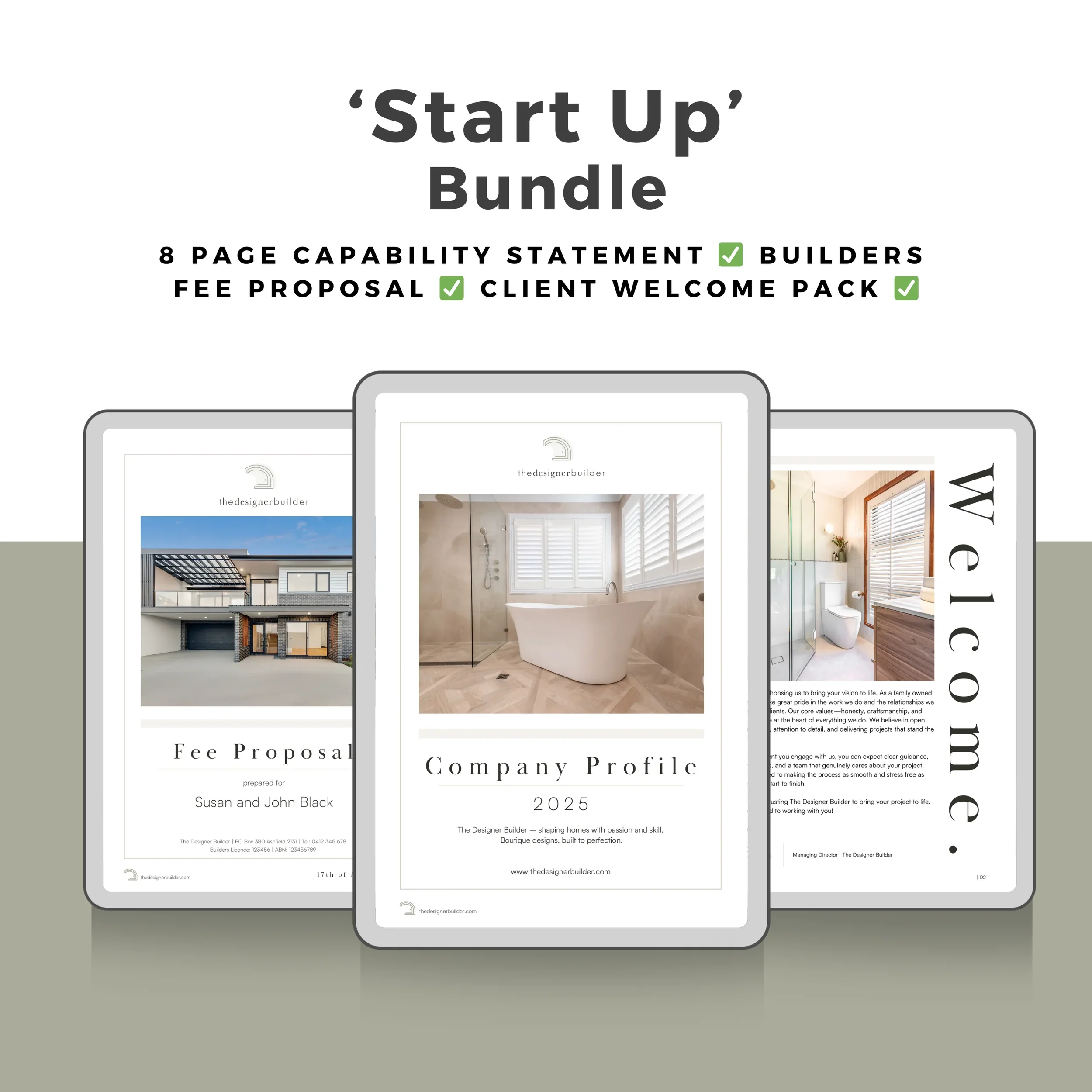Builders 'Start Up' Bundle