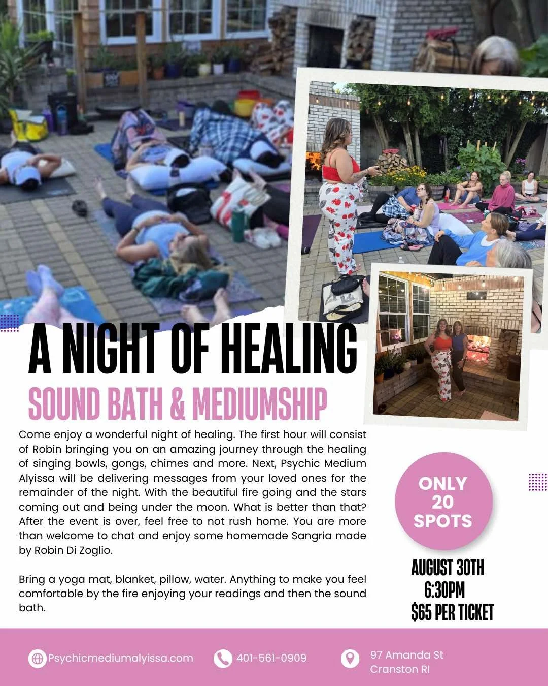 Mediumship/Sound Bath Event