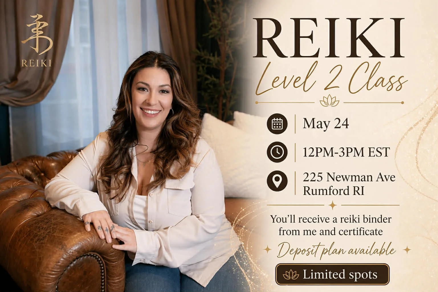 Reiki Level 2 Class