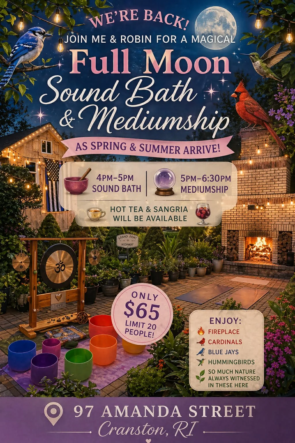 Nature Sound Bath & Mediumship