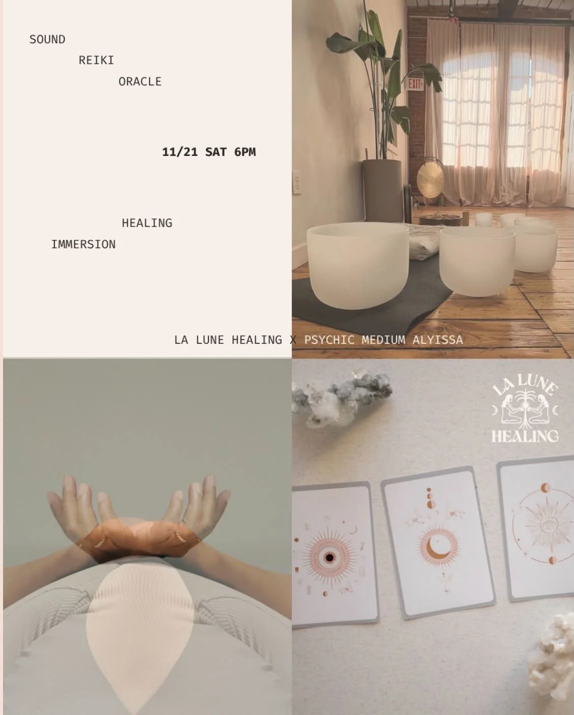 SOUND | REIKI | ORACLE: A Healing Immersion