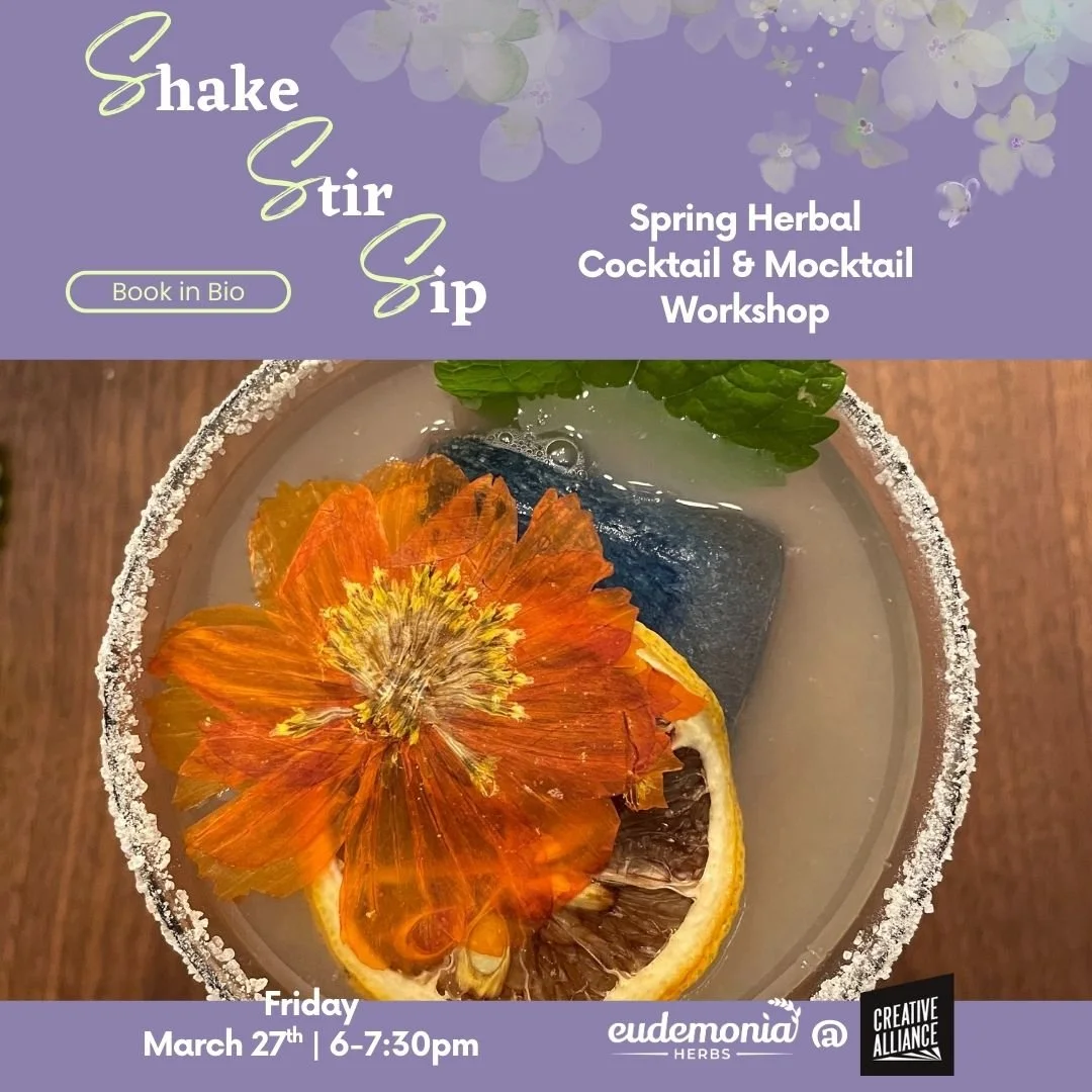 Shake, Stir, Sip: Spring Herbal Cocktail & Mocktail Workshop