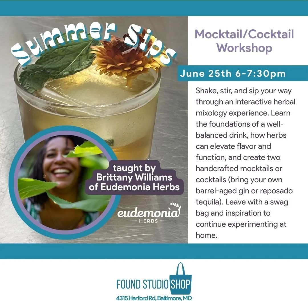 Summer Sips: A Mocktail/Cocktail Workshop