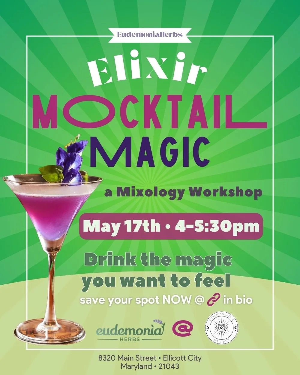 Elixir Mocktail Magic — Eudemonia Herbs
