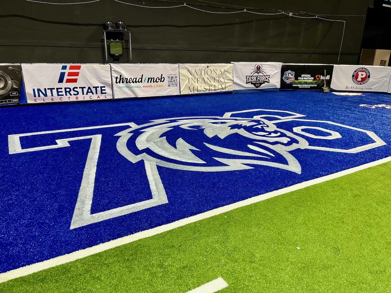 End Zone for Columbus Lions, Columbus GA