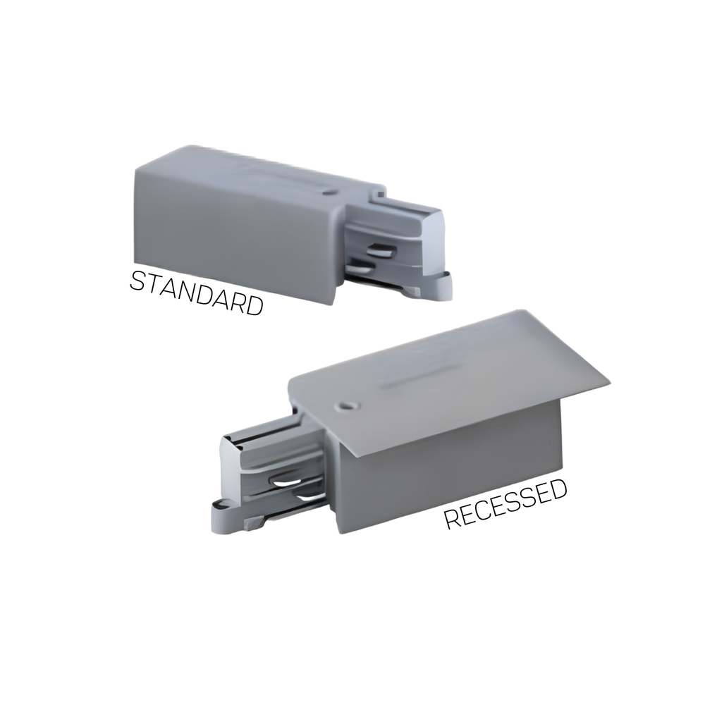 End Feed - Accessory for Standard 3-Circuit Track System — TM Lighting ...