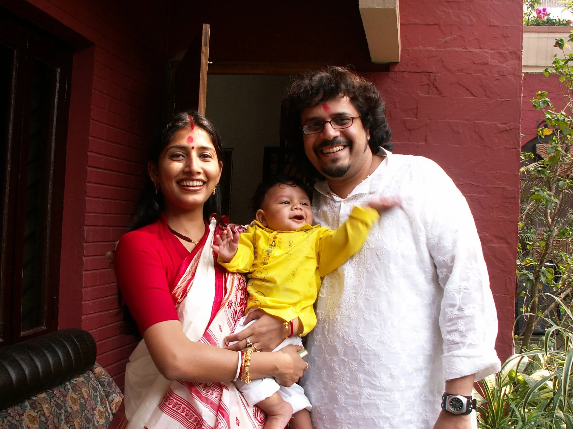 With Pt. Bickram Ghosh and Bidushi Joya Shil