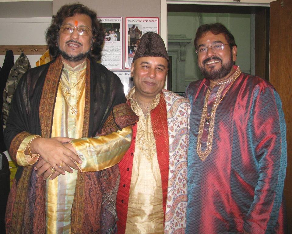 With Pt. Kumar Bose and Pt. Kushal Das
