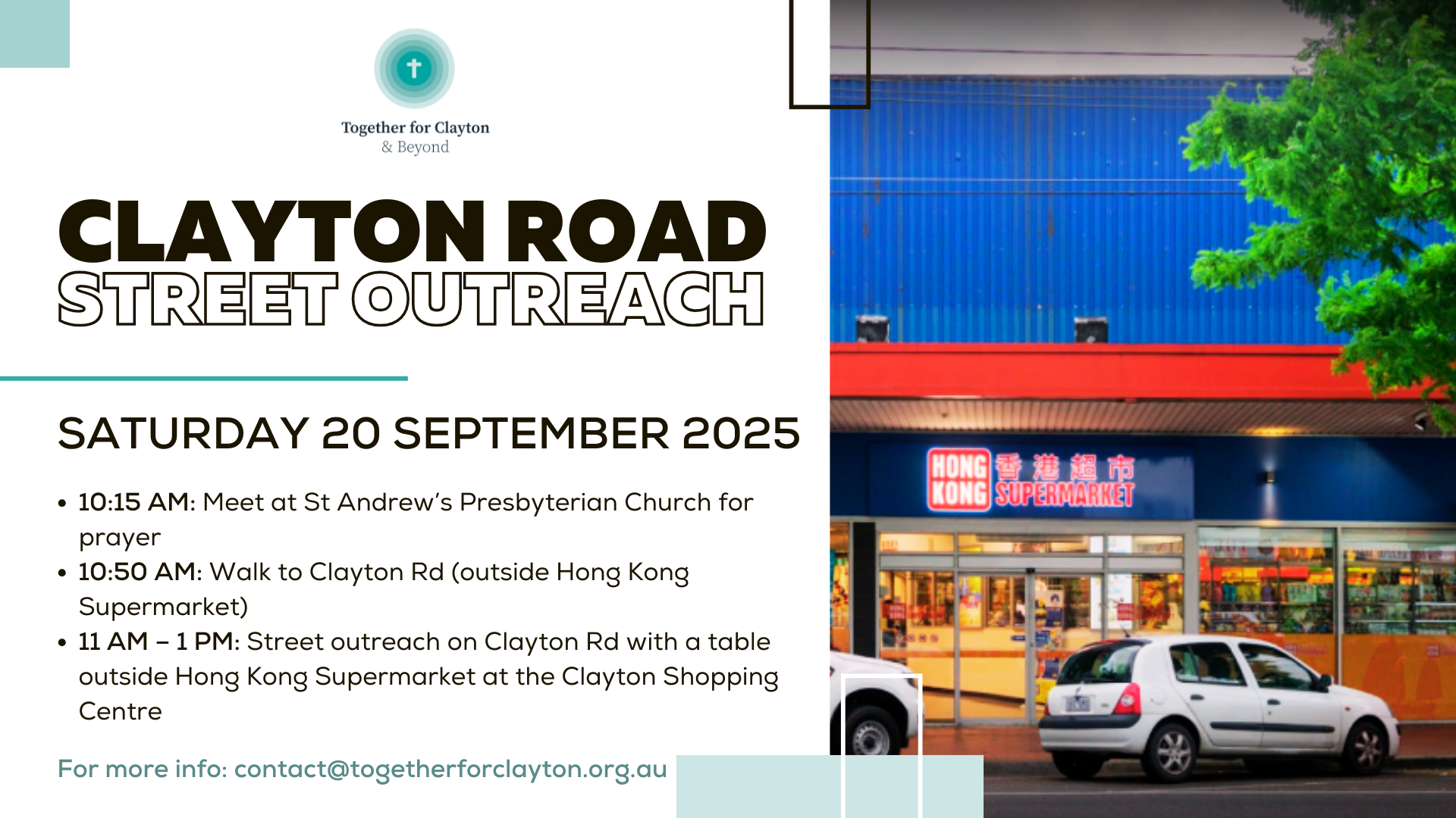 Clayton Road Street Outreach