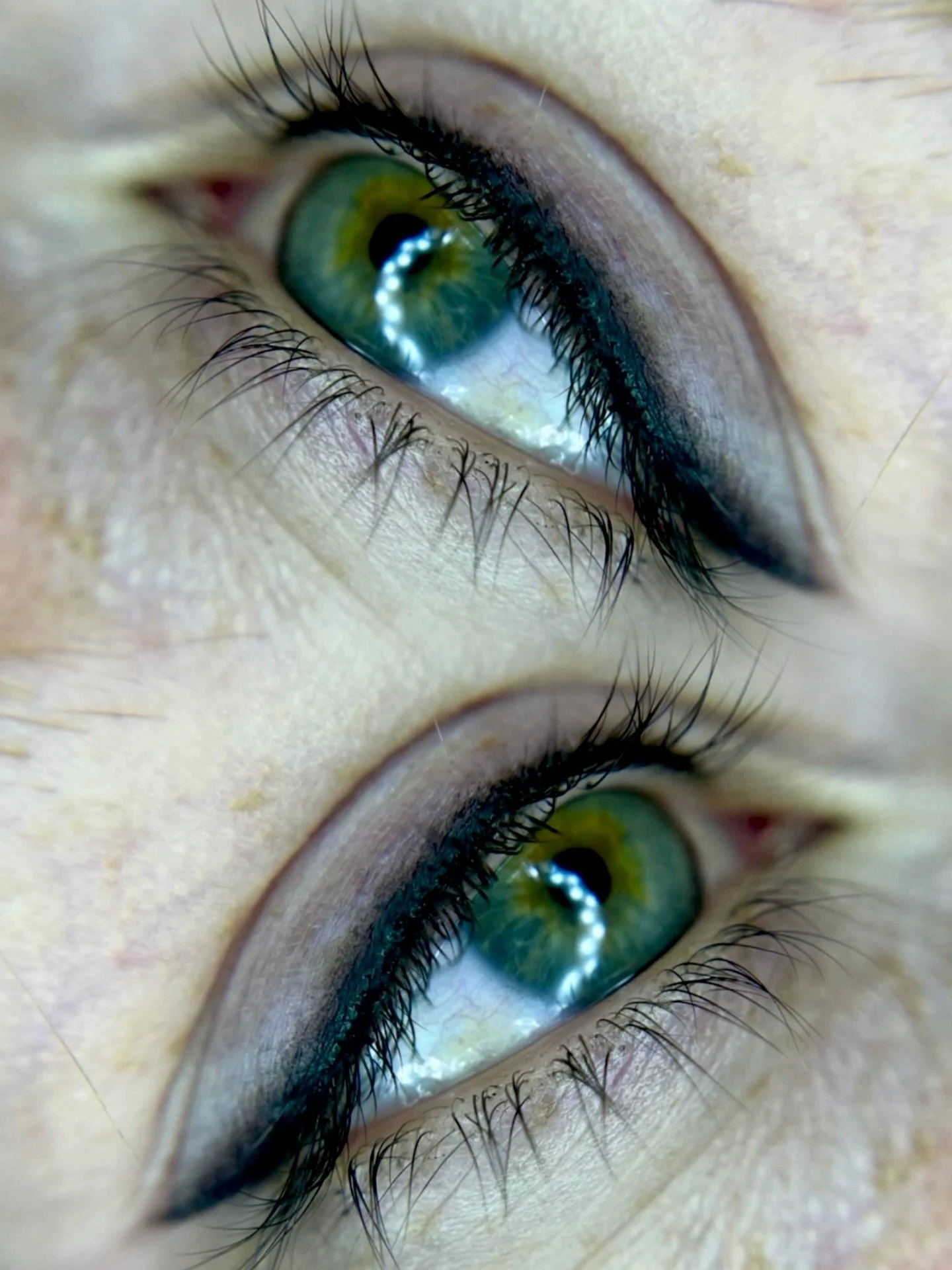 angel eyes 💚 @freshcosmeticsstudio 

#eyeliner #eyelinetattoo #eyelinertattoo #wingedliner #eyetattoo #lashlinetattoo #eyelineronpoint #cosmetictattoo