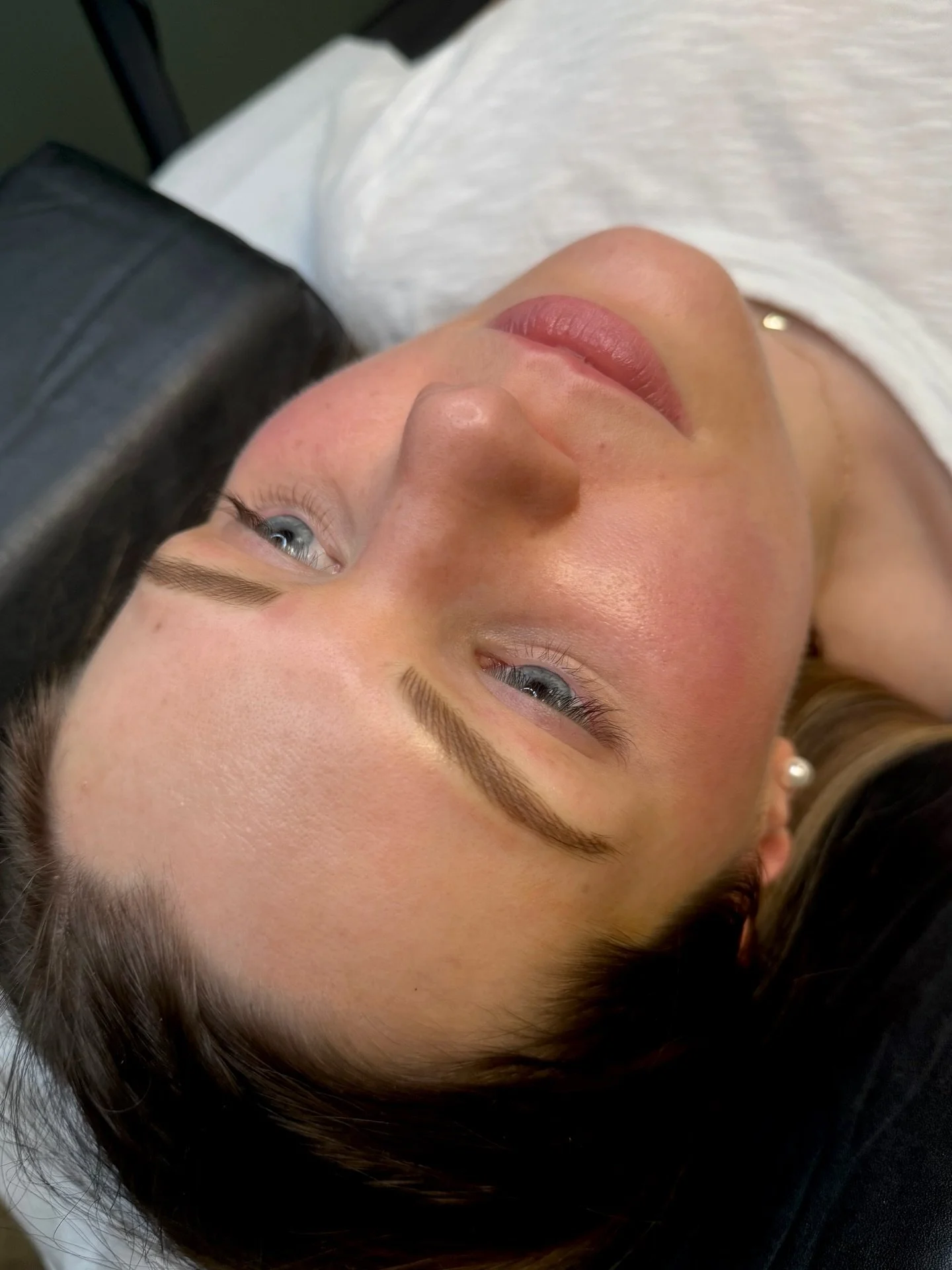 fresh nano + 2 year healed lips 💗
made with love @freshcosmeticsstudio 💕

slowly opening my books for this spring 🫶🏼 thank you for your patience while we adjust to baby life 🥹

#nanobrow #nanobrowspmu #eyebrowtattoo #browtattoo #lipblushtattoo