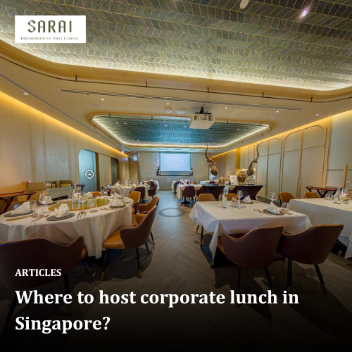 Where to host corporate lunch in Singapore?