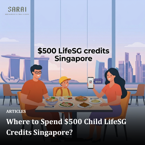 Where to Spend $500 Child LifeSG Credits Singapore?