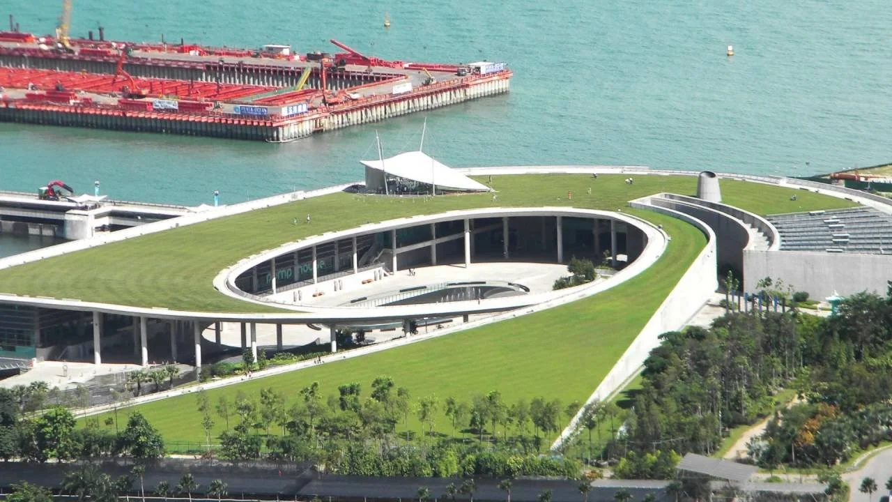 Marina Barrage Rooftop view