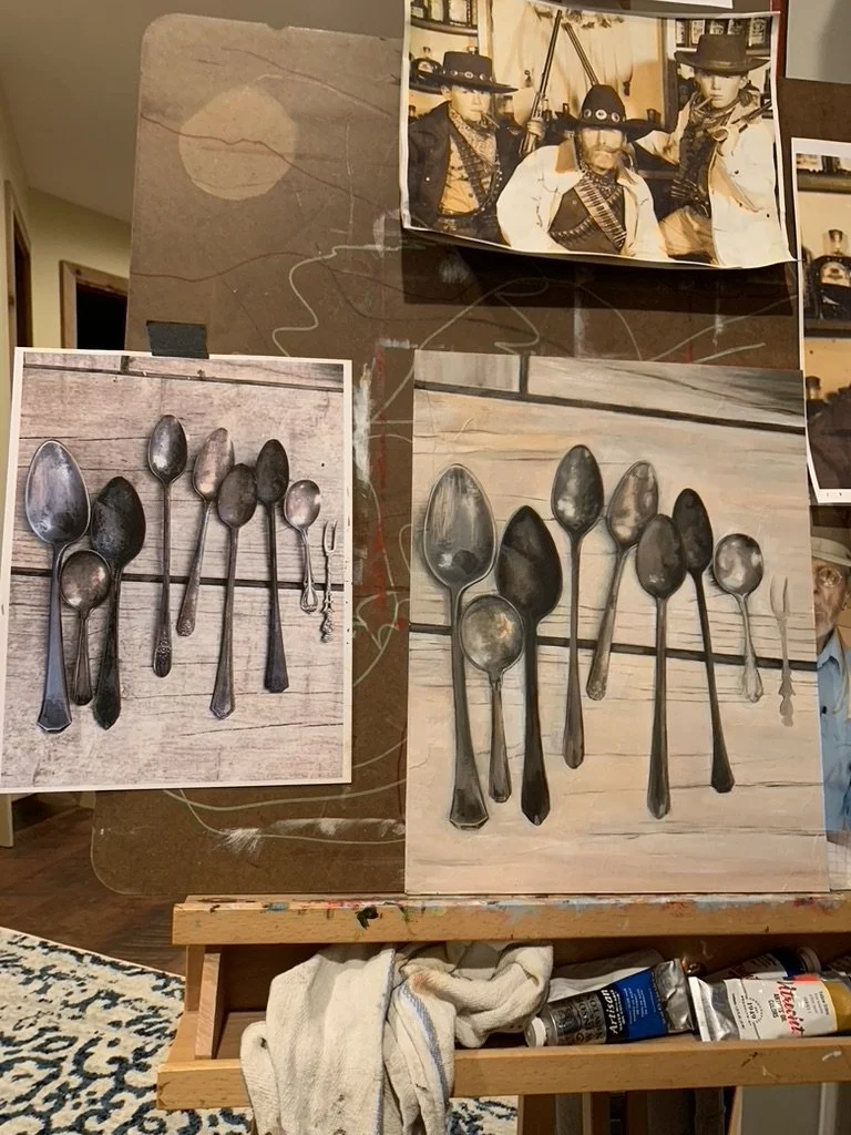 The Beauty of Tarnished Silver Spoons in Artwork