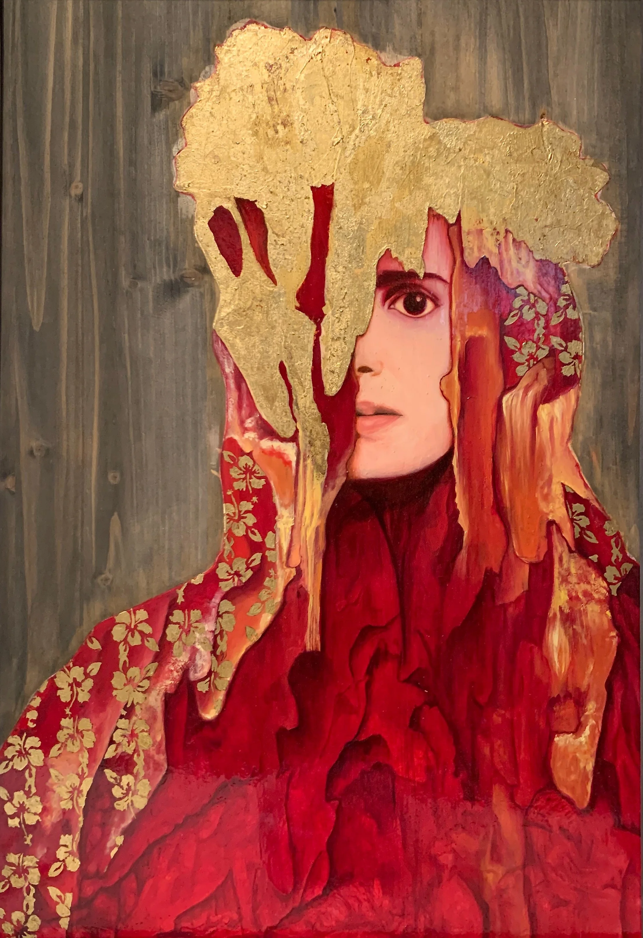 Isidora, 16x24, Mixed Media, 2024