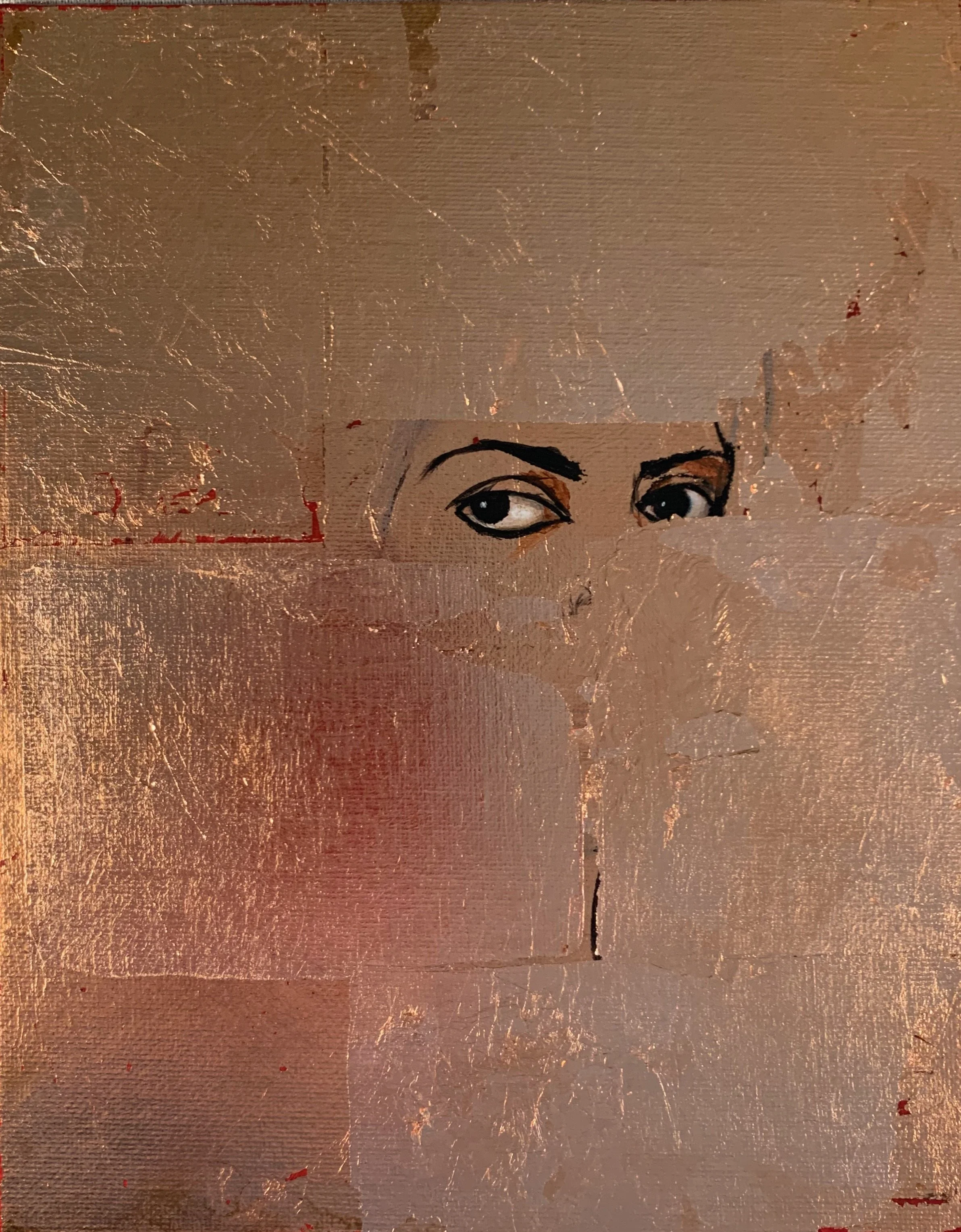 Hush, 9x12, Mixed Media, 2025