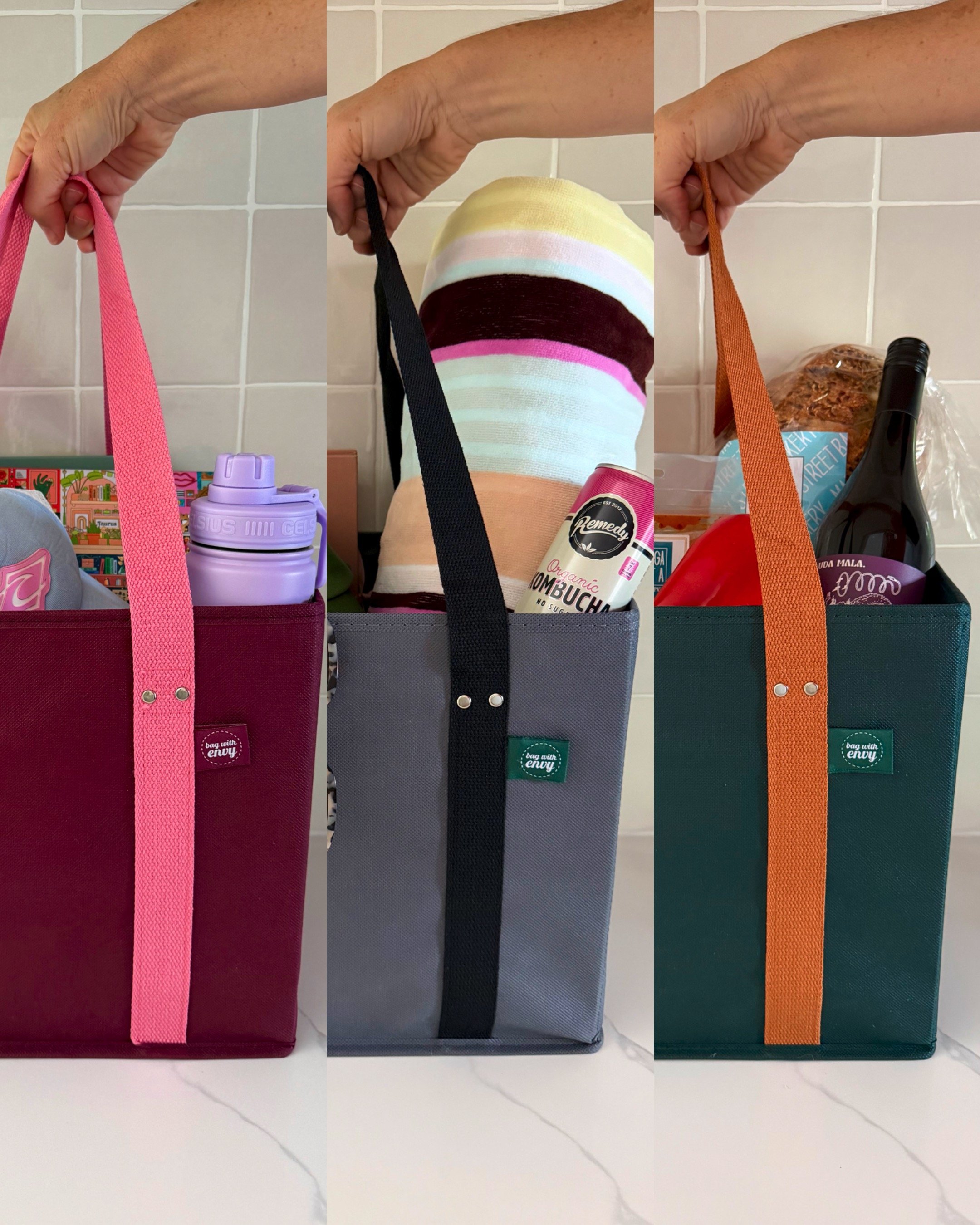 Reusable Box Bag - 3-pack (Single colour) (Pre-Order)