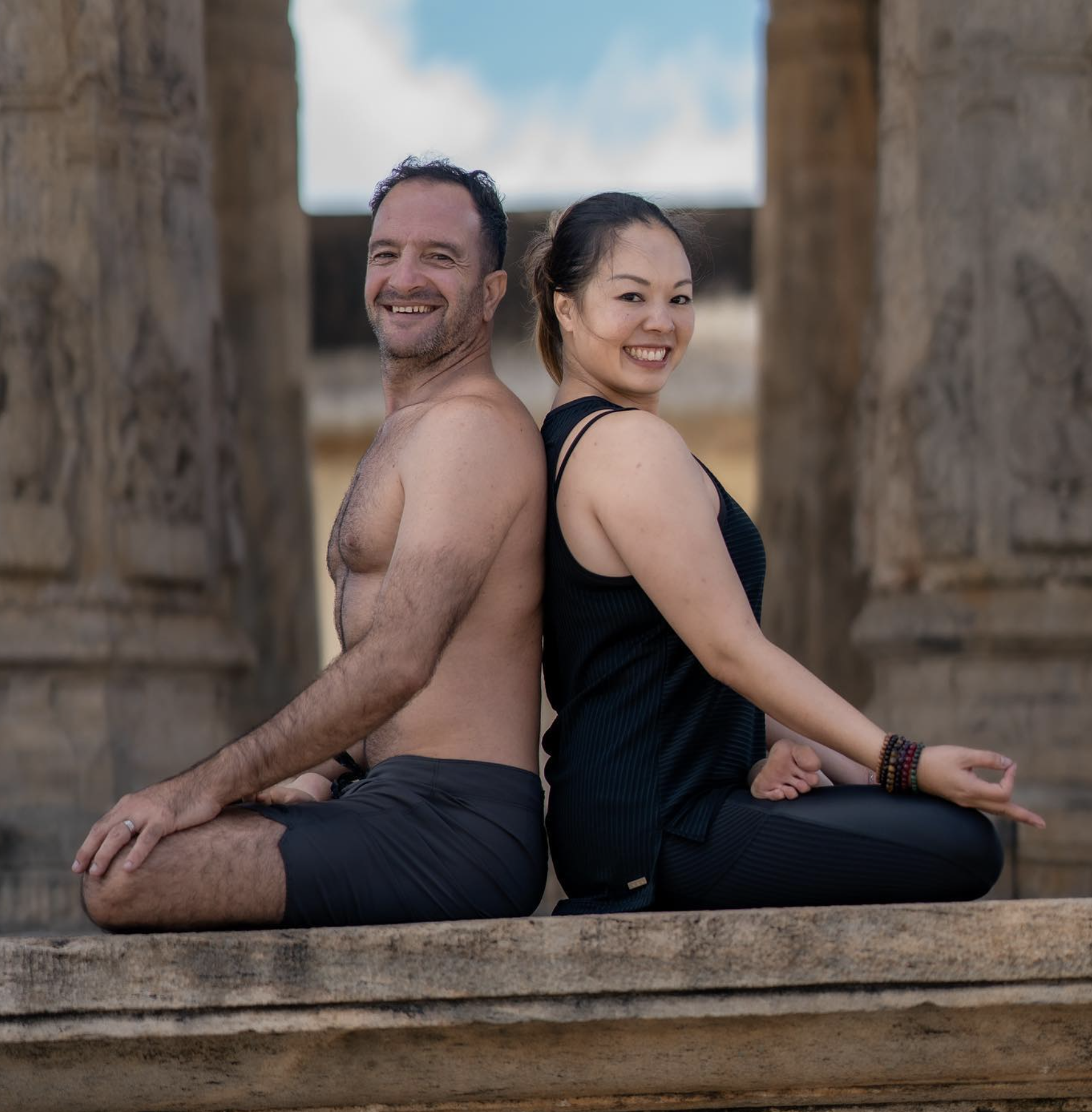 Yan and Manuel - Guest teachers at Mysore Breathing Room who are gracing Singapore with their presence and coming to teach an intermediate workshop