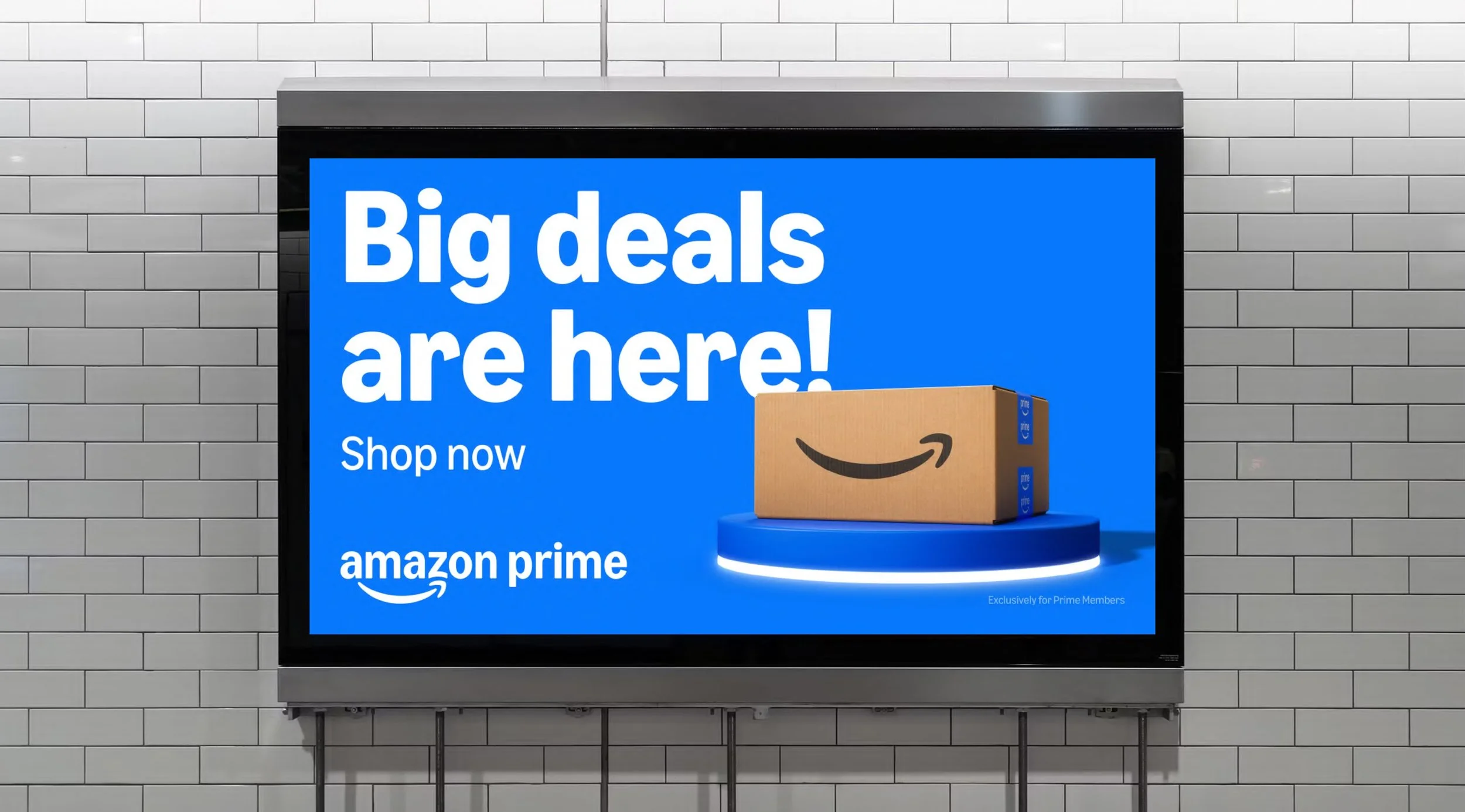 Amazon Prime Big Deal Days 2025. out of home.