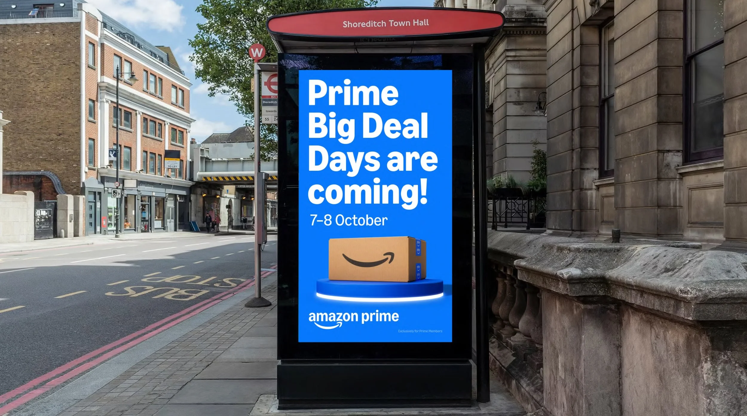 Amazon Prime Big Deal Days 2025. out of home