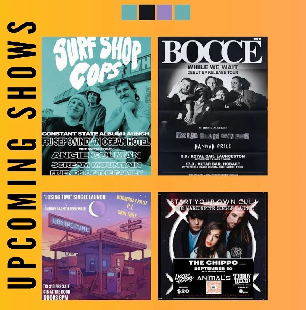 Need a gig to go to this week? We&rsquo;ve got you covered! Every week starting from today, we will be letting you know what local shows are happening on our website ❤️&zwj;🔥 
If you have an upcoming show, share this to your story and tag us so we c