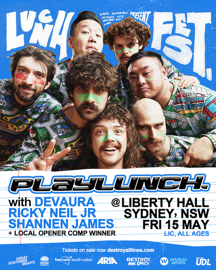 PLAYLUNCH EXPAND TOUR AND ANNOUNCE LUNCH FEST