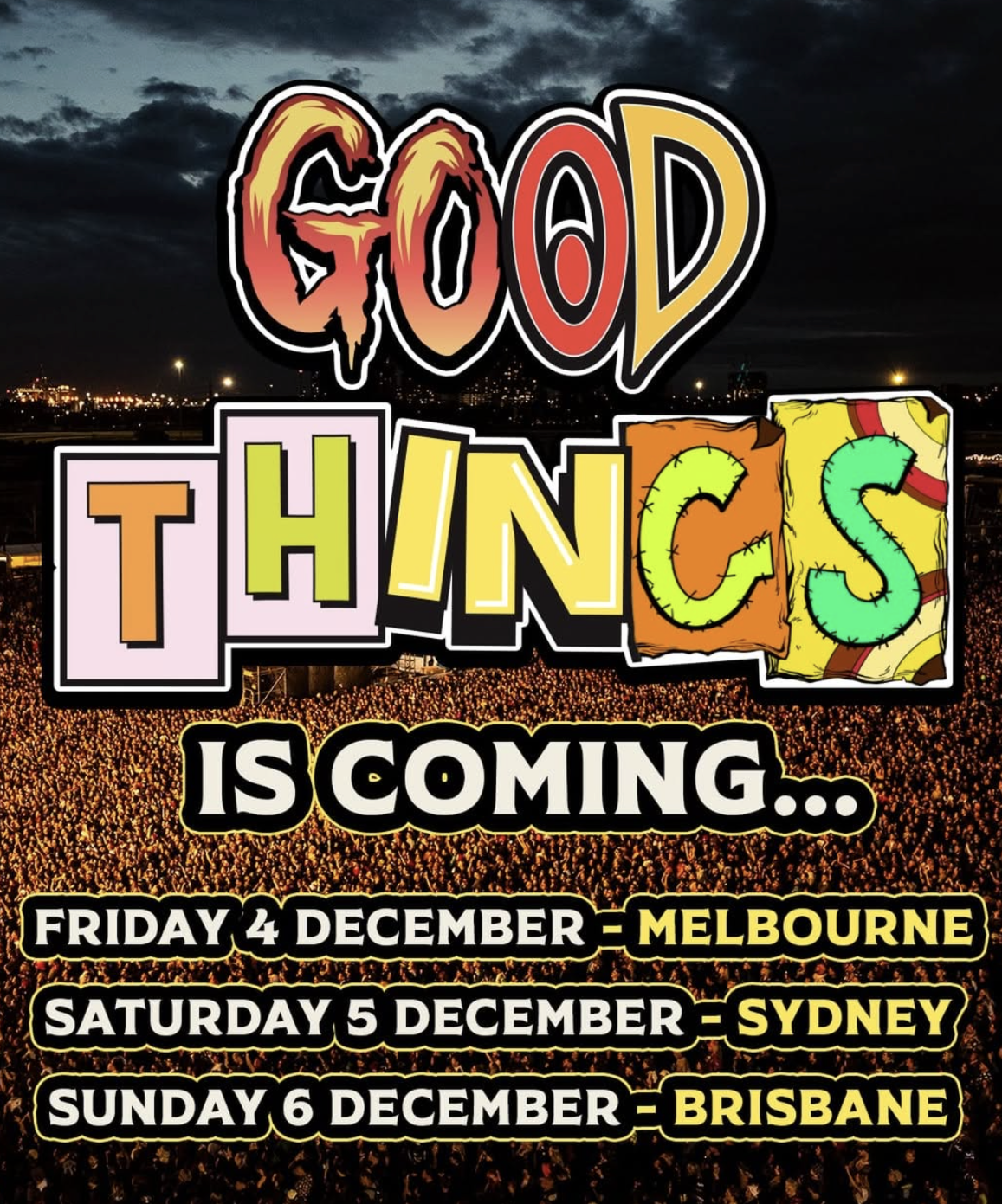 GOOD THINGS FESTIVAL ANNOUNCE 2026 DATES