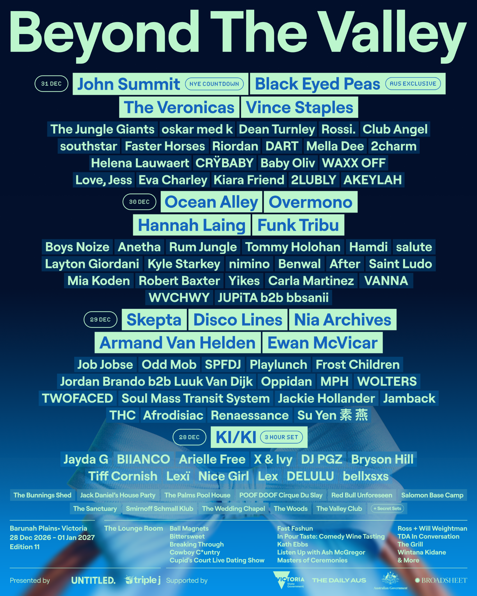 BEYOND THE VALLEY DROP MASSIVE LINE-UP FOR END OF YEAR MULTI-DAY FESTIVAL