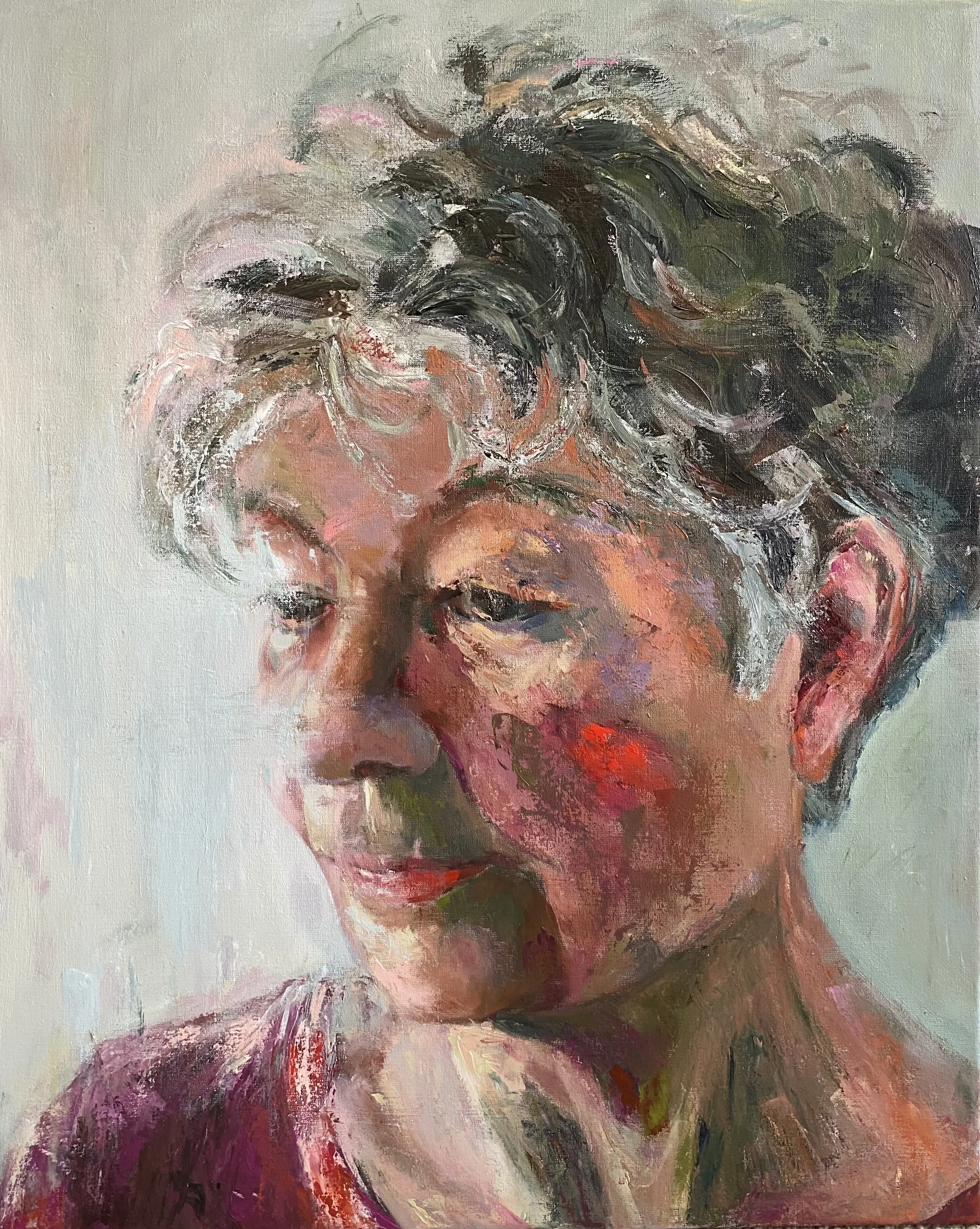 Lotta, 2023
Acryl auf Leinwand 100 x 80 cm
