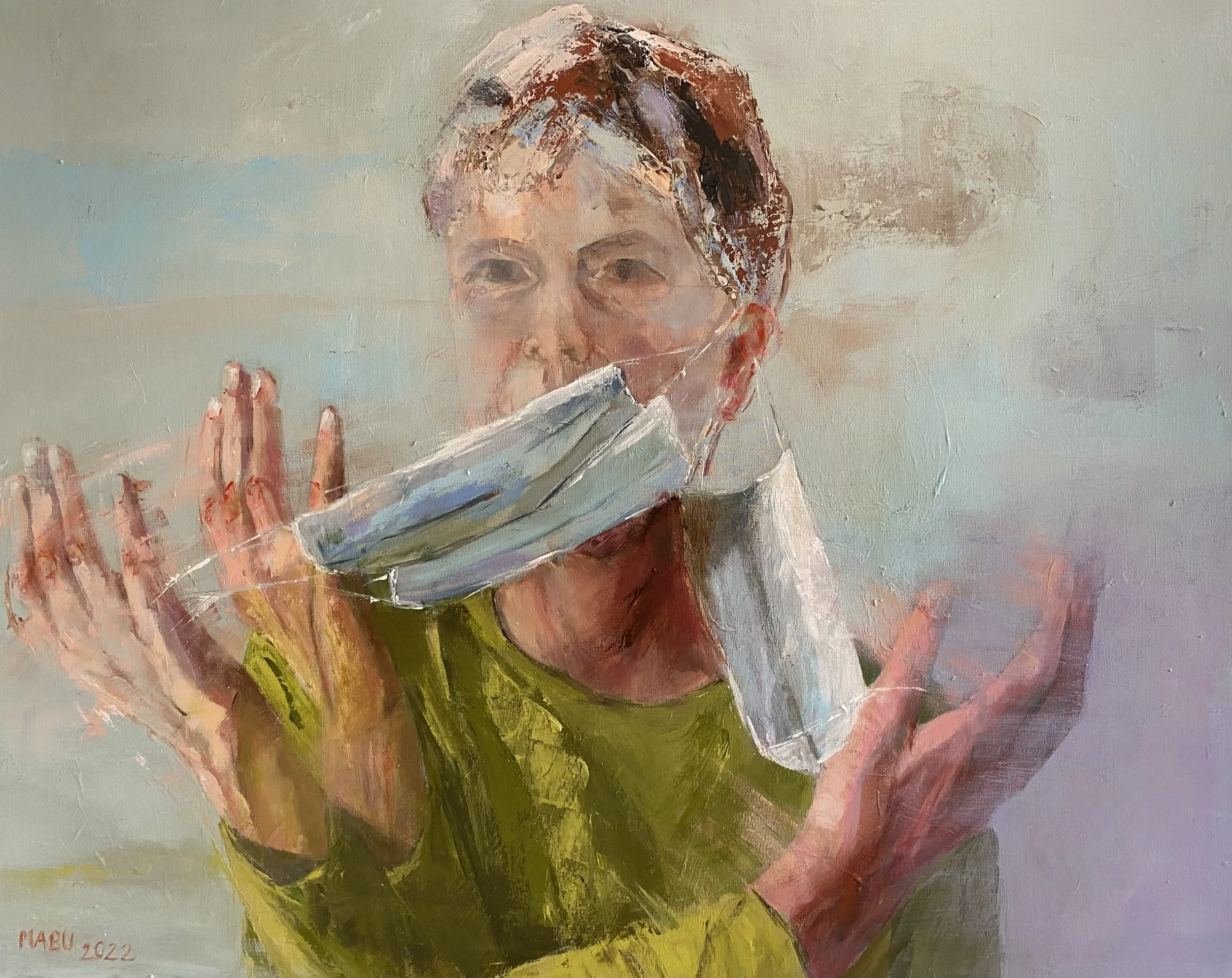 Pandemicmood, 2022
Acryl auf Leinwand, 80 x 100 cm