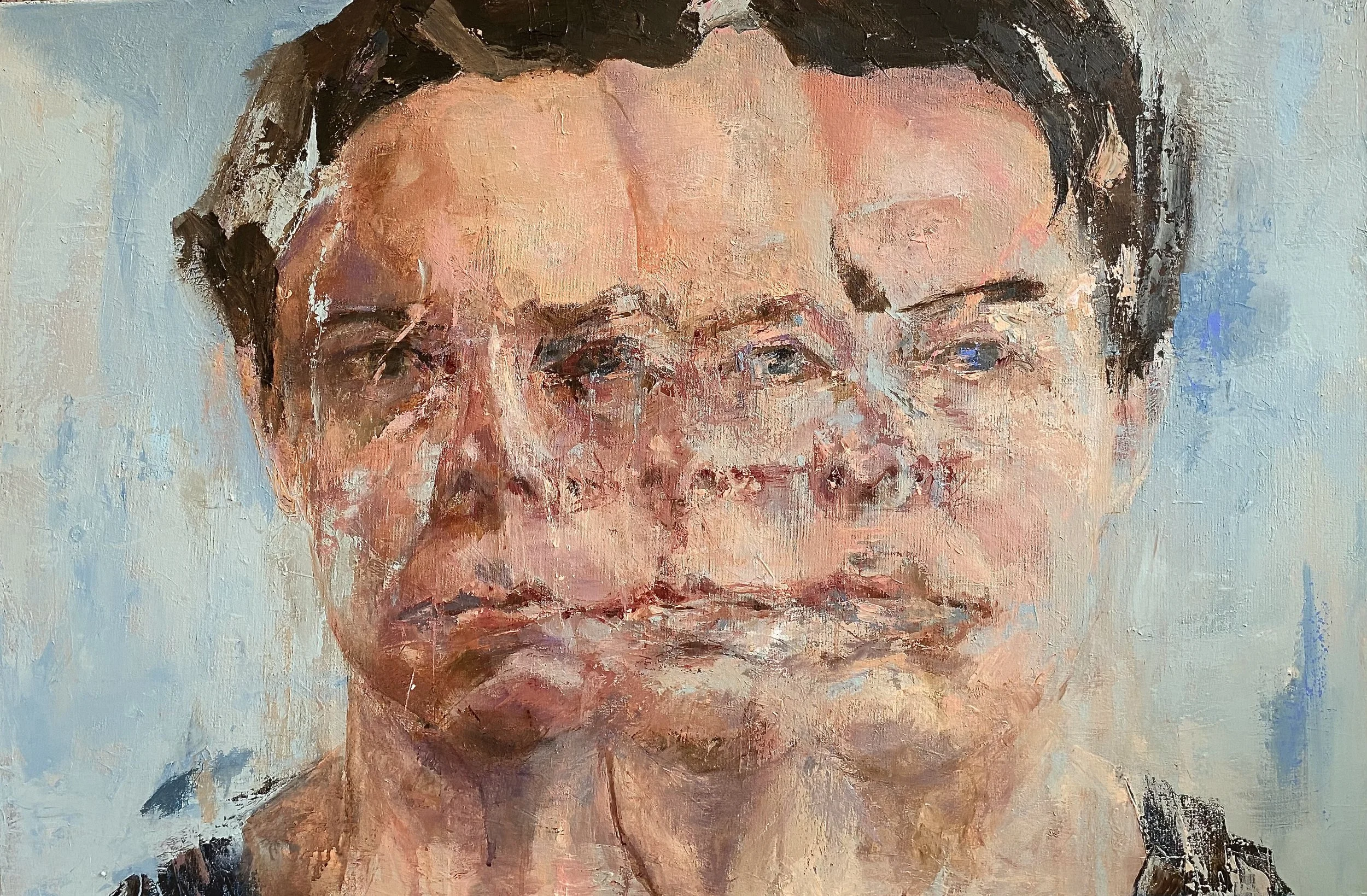 Momenta Tempori, 2023
Acryl auf Leinwand, 80 x 120 cm