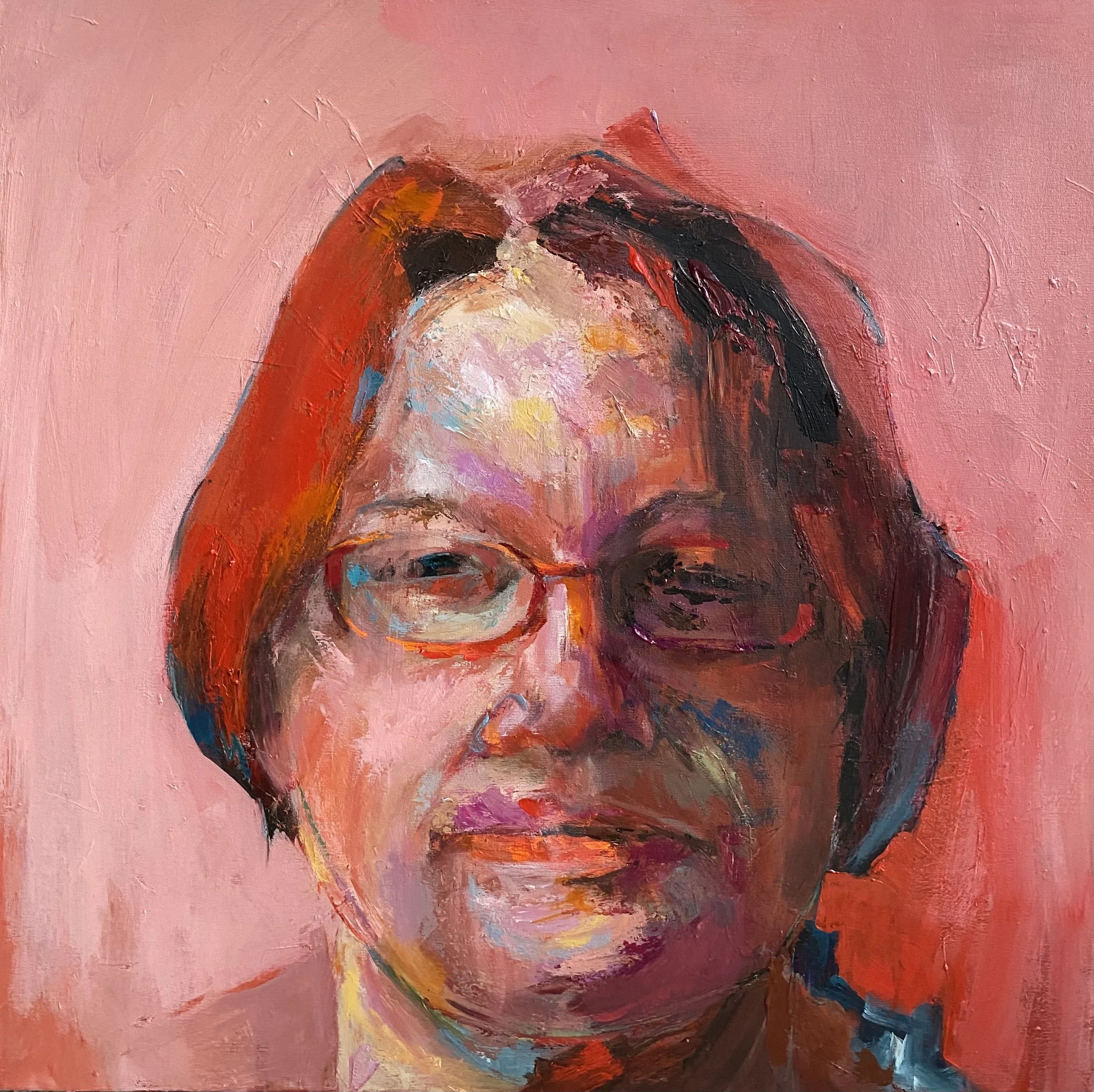 Ute, 2024
Acryl auf Leinwand, 80 x80 cm