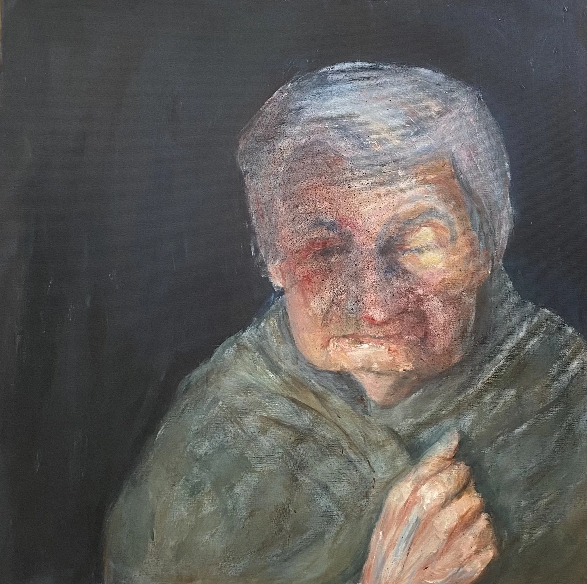 Verloren in Zeit und Raum, 2024
Acryl auf Leinwand, 80 80 cm