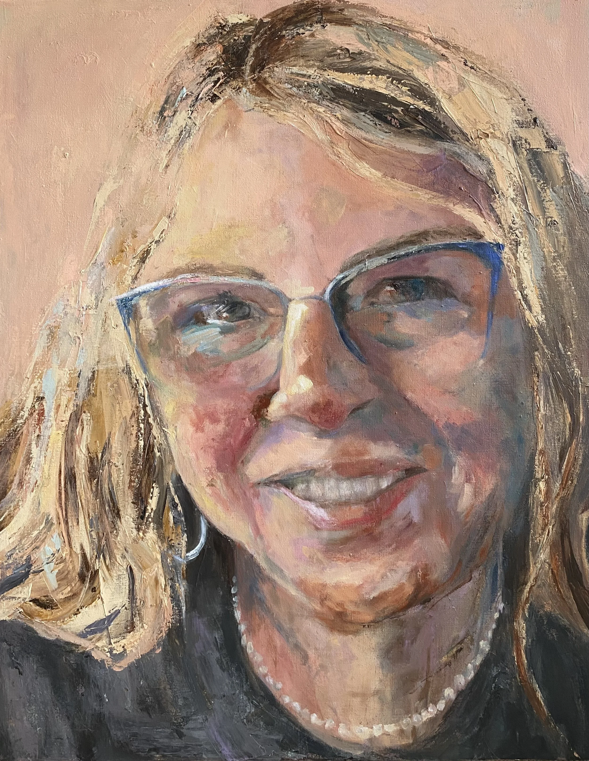 Sylvia, 2023
Acryl auf Leinwand, 100 x 80 cm