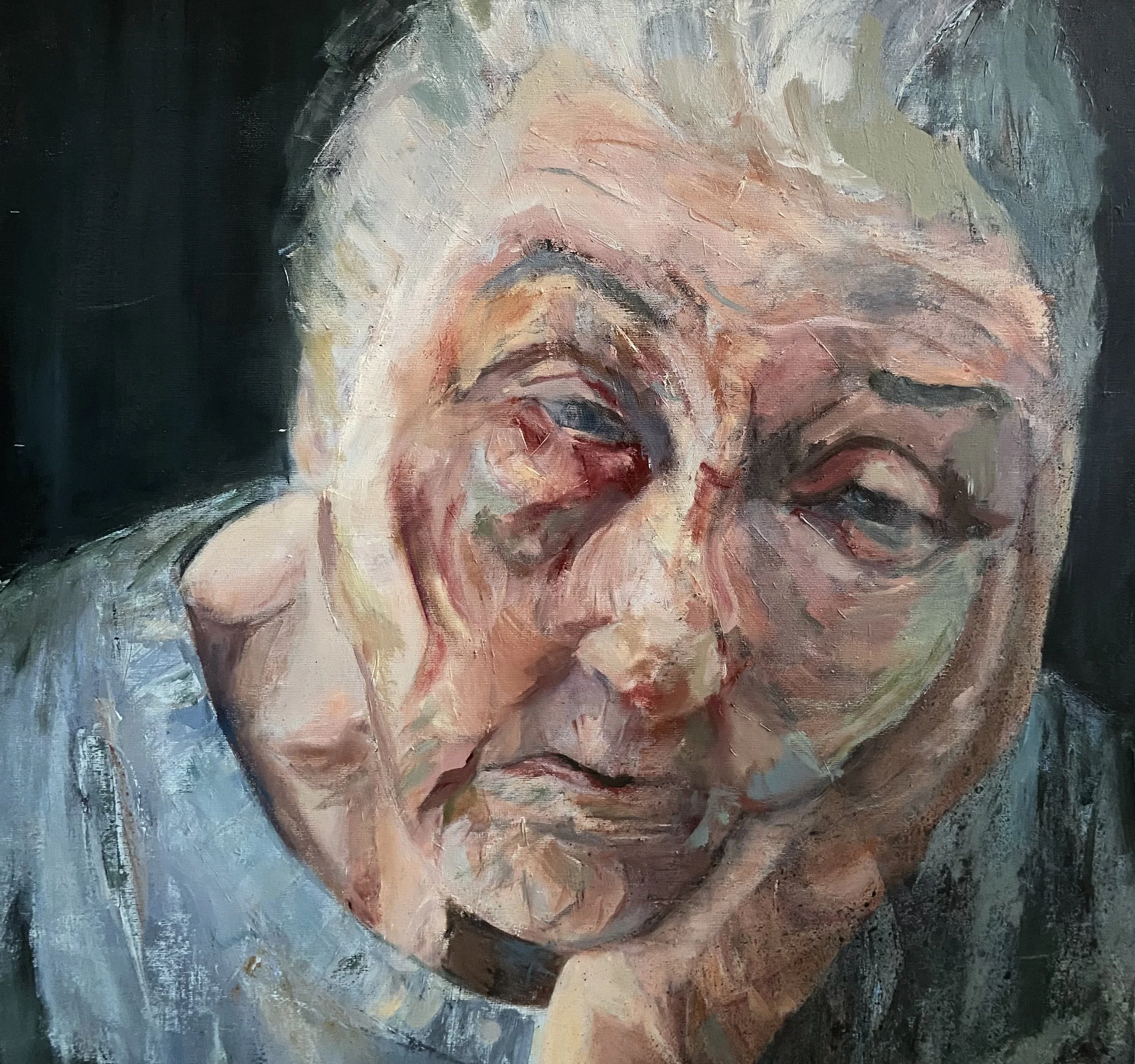 Elsa, 2024
Acryl auf Leinwand, 80 x 80 cm